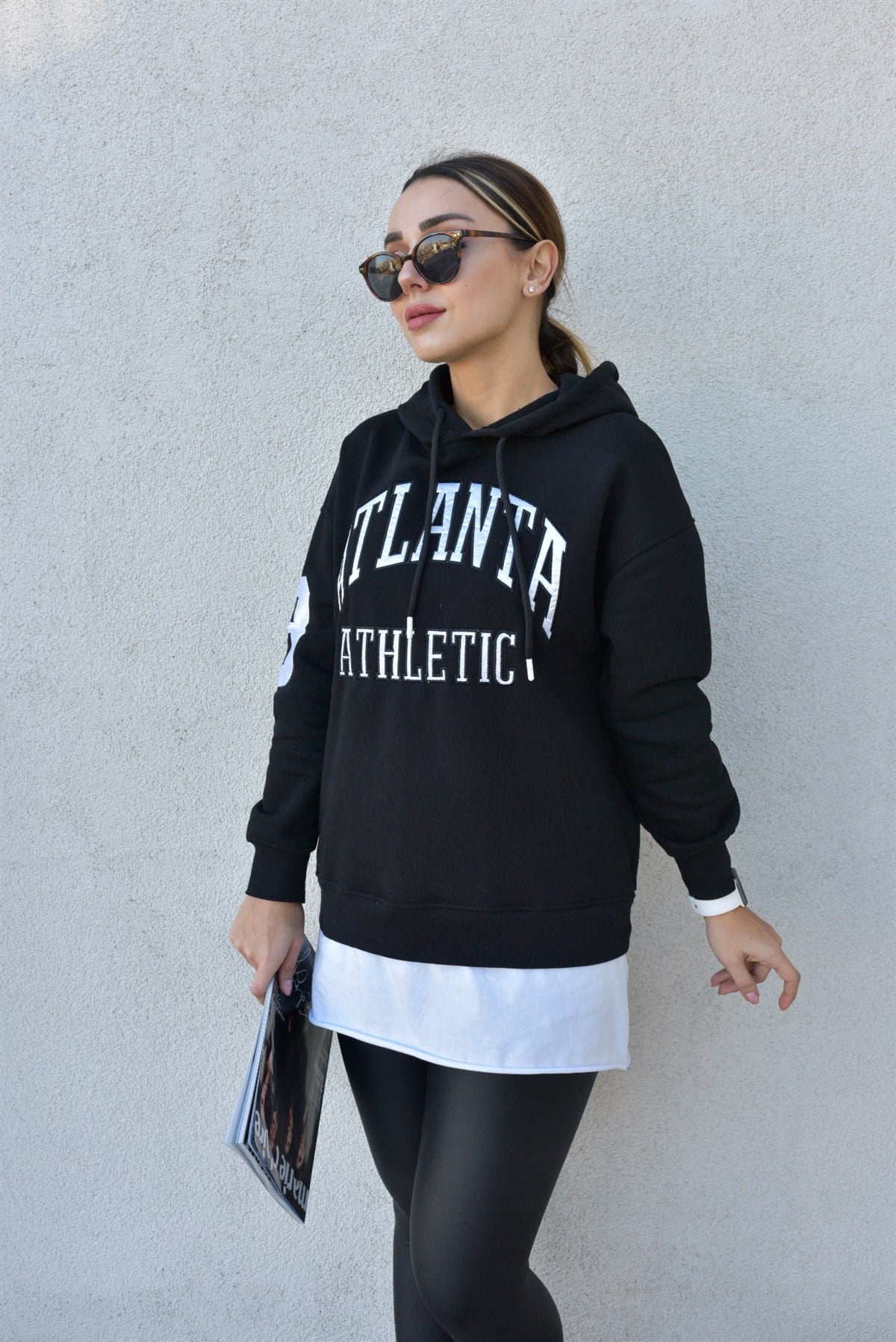 Tshirt Detaylı Atlanta Sweatshirt