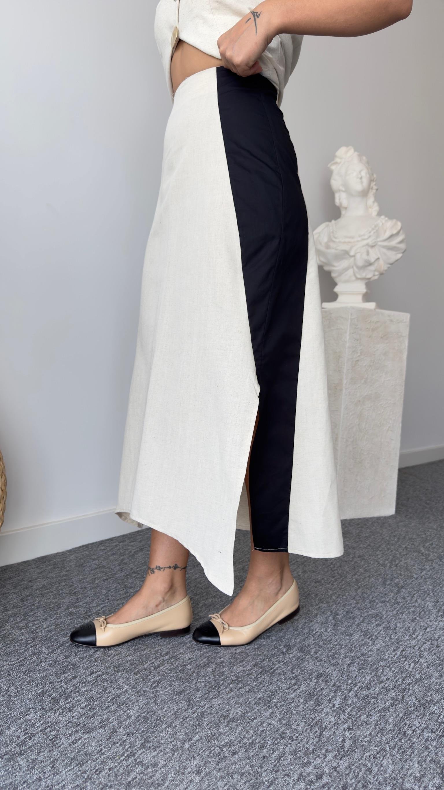 Poplin Garnili Massi Model Etek