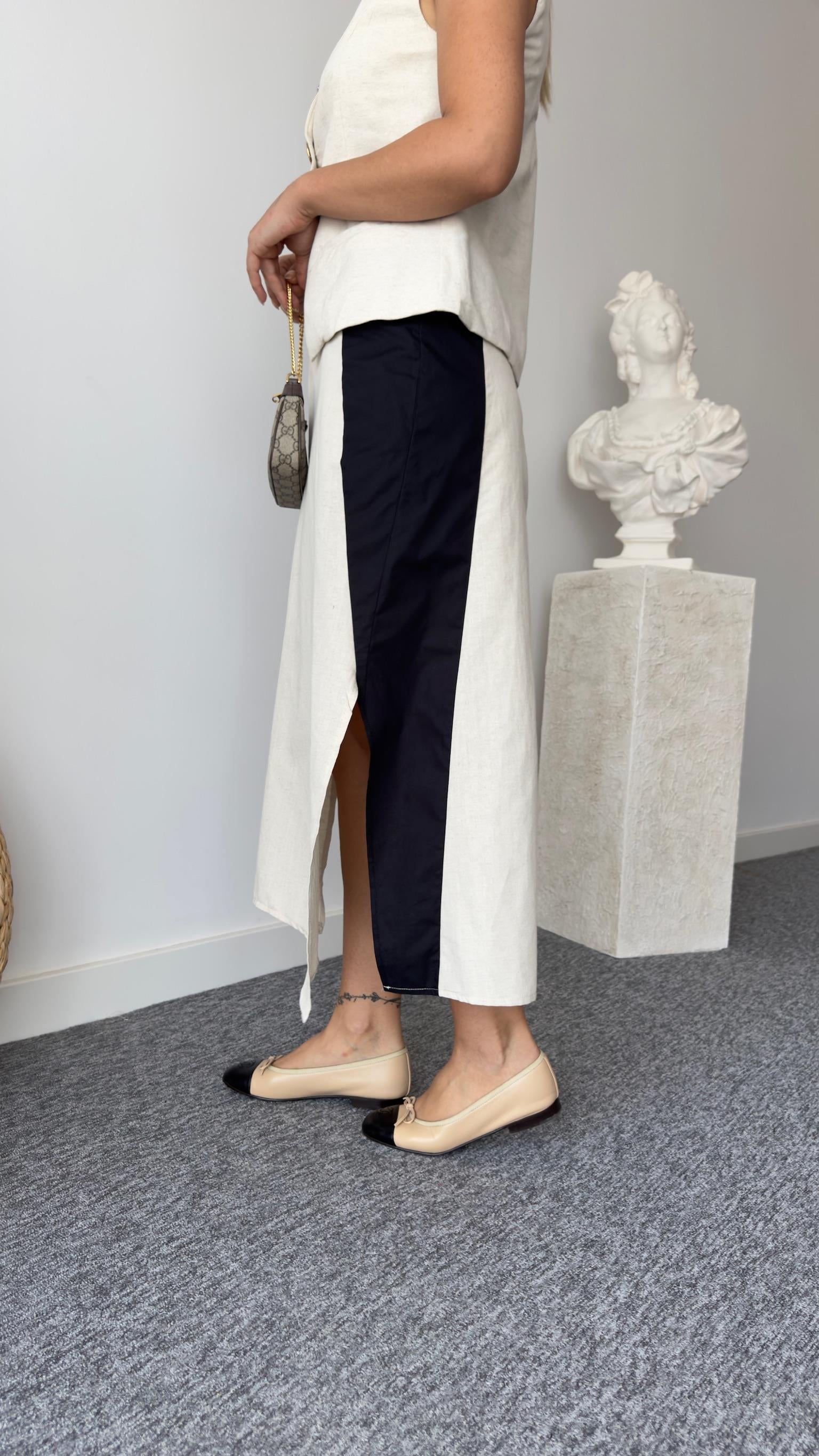 Poplin Garnili Massi Model Etek
