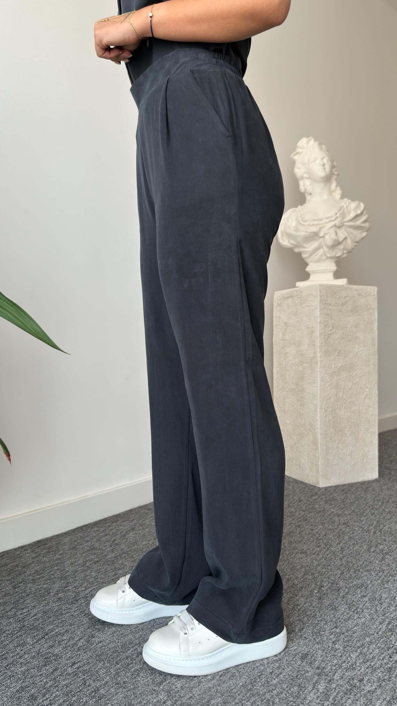 Antrasit Clare Yelekli Tensel Takım