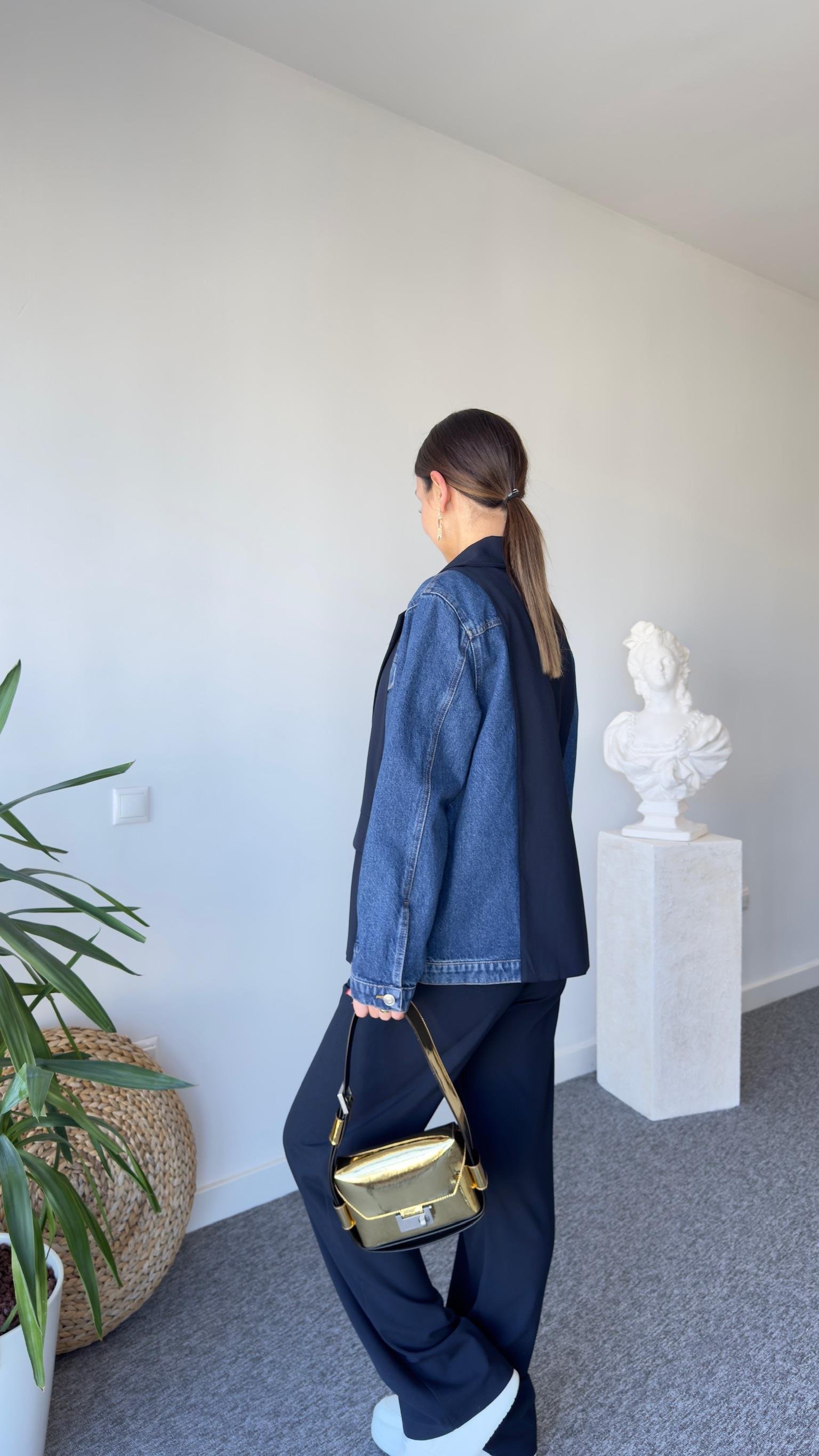 Premıum Yanlar Kot Geçişli Laci Blazer