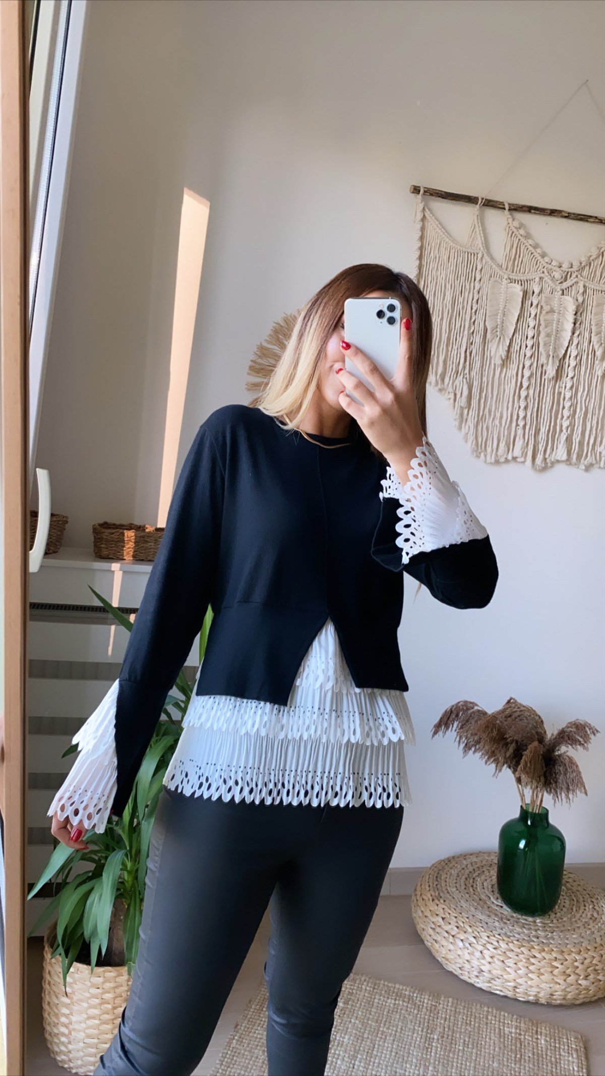 Parça Detaylı Tasarım Bluz