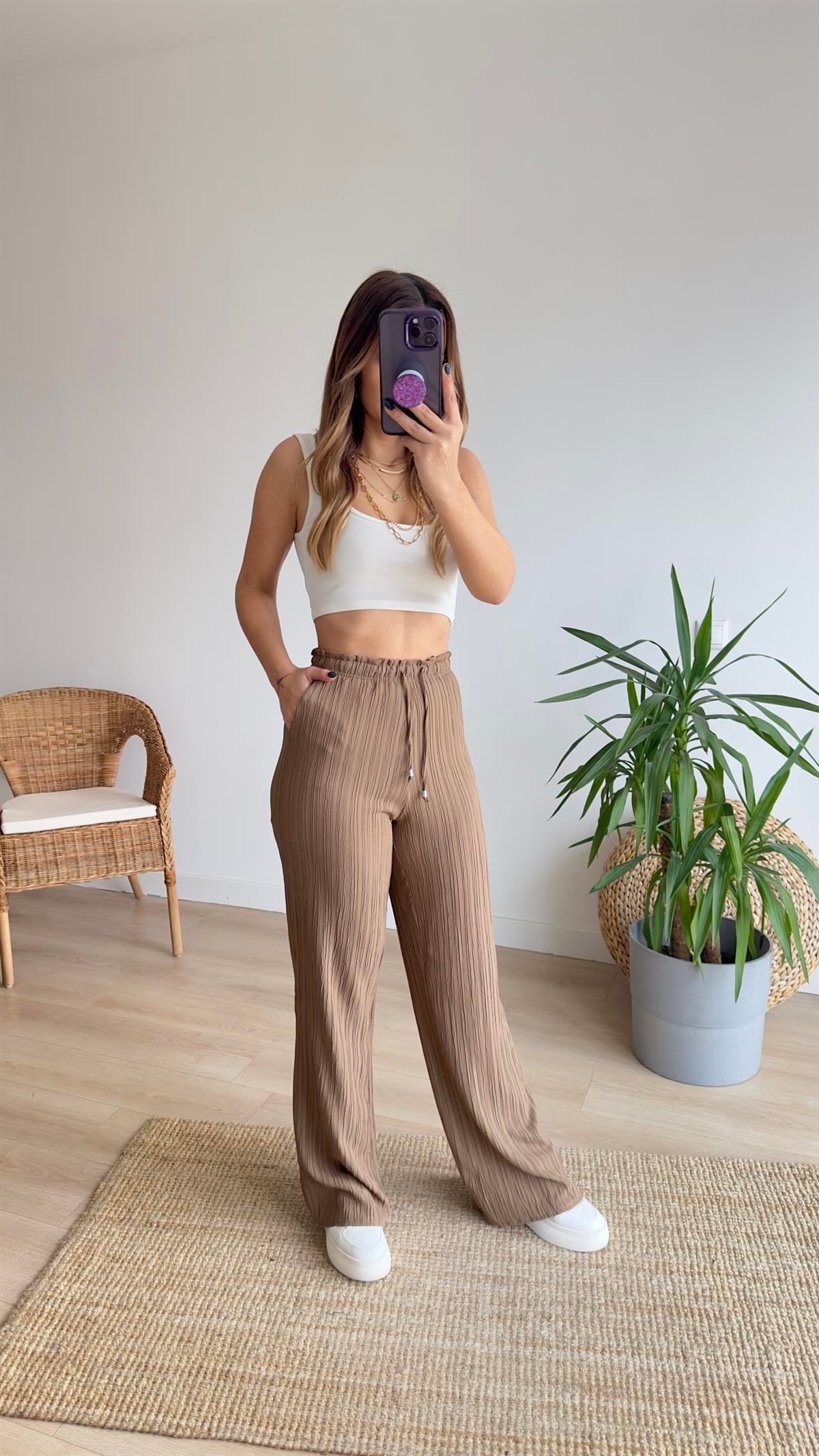 Zra Model Bej Pantolon