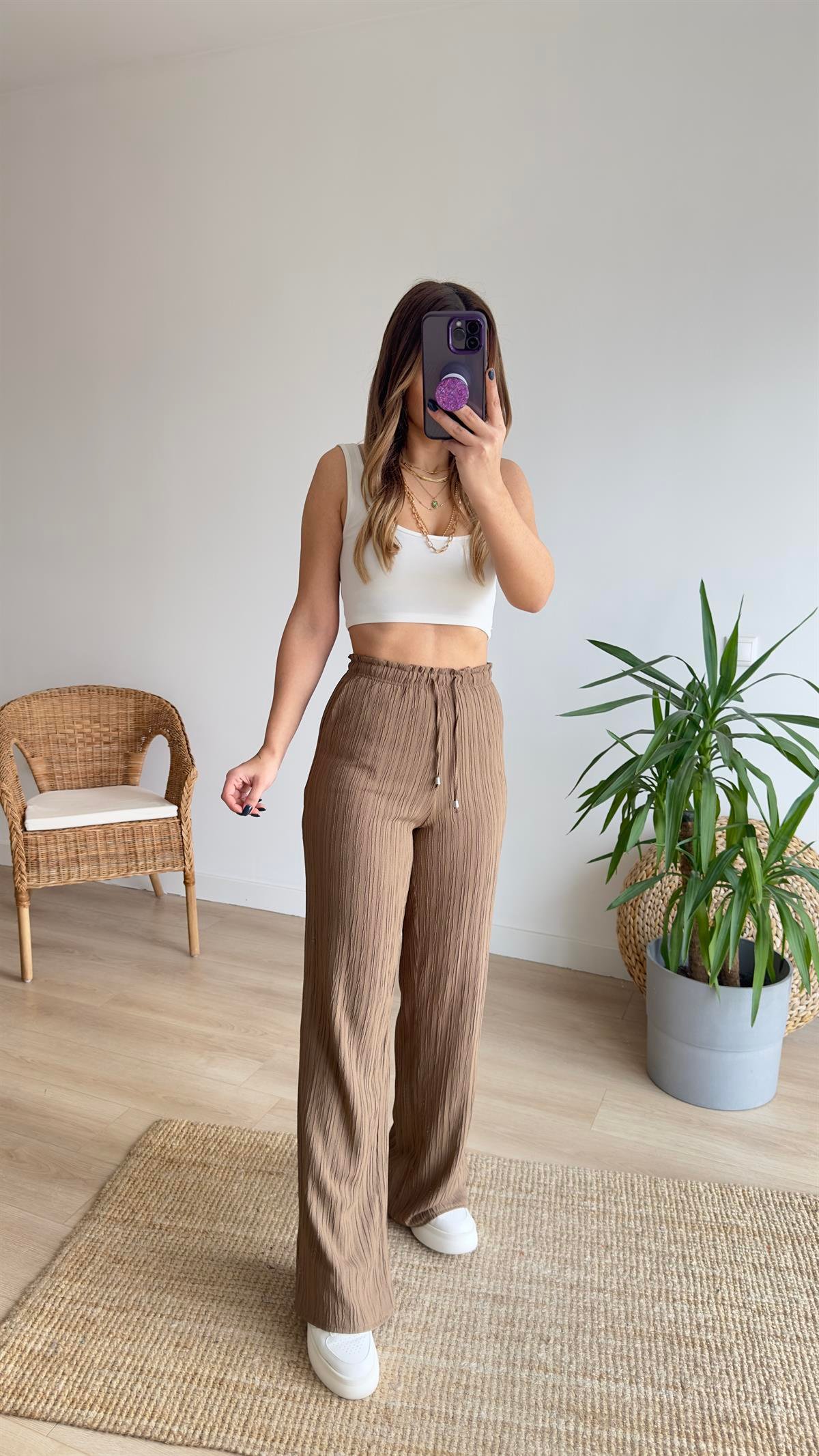 Zra Model Bej Pantolon