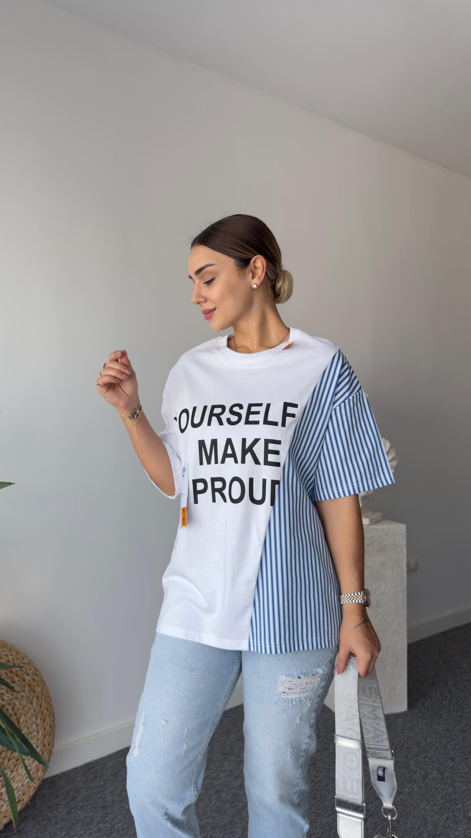 Zivko Yazı Detaylı Garnili Tshirt
