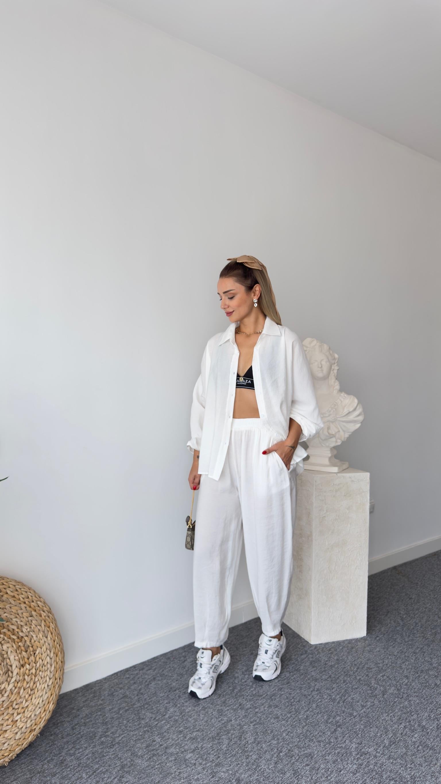 Nina Tensel Beyaz İkili Takım