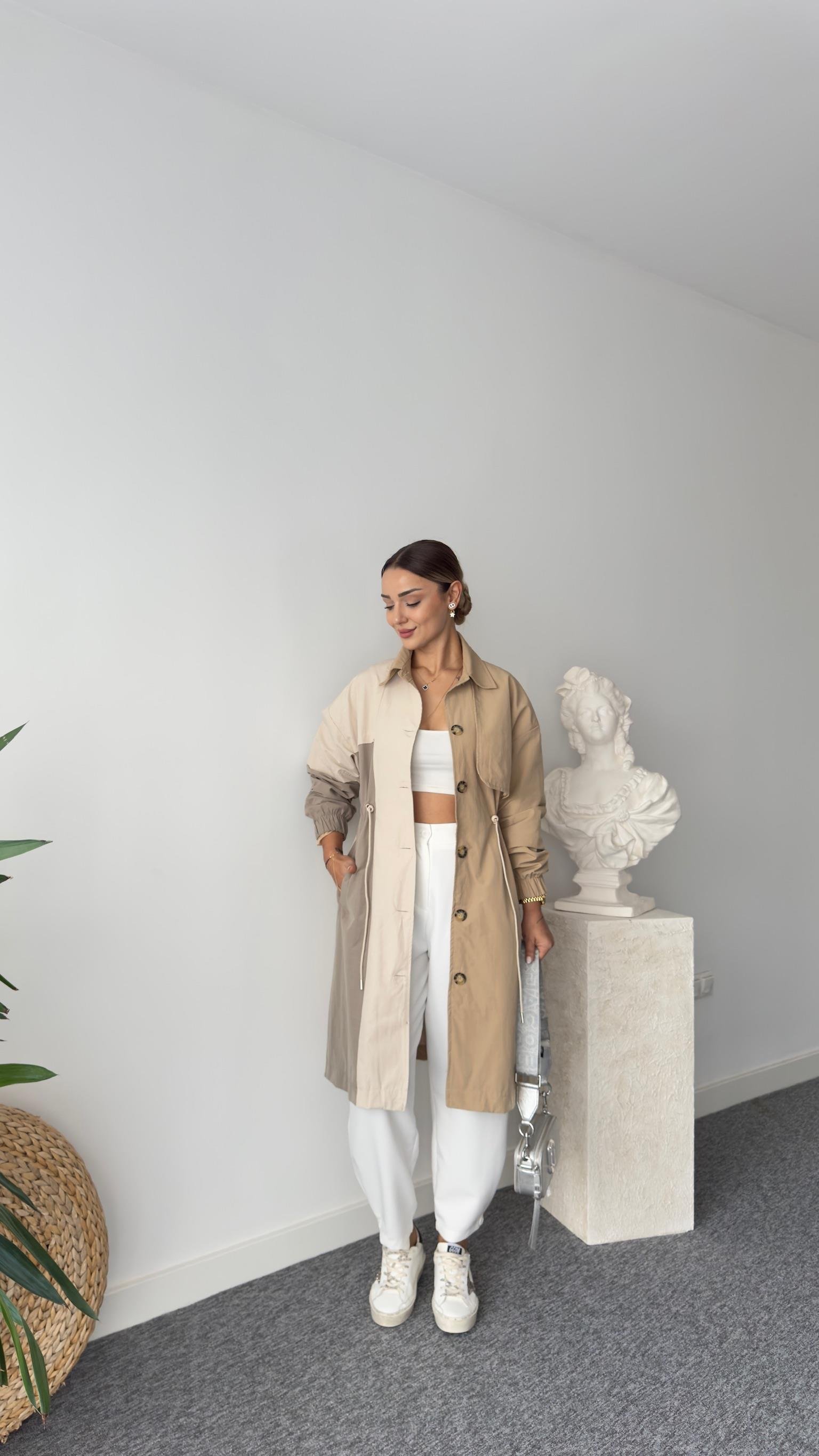 Tws Model Üç Renk Trençkot