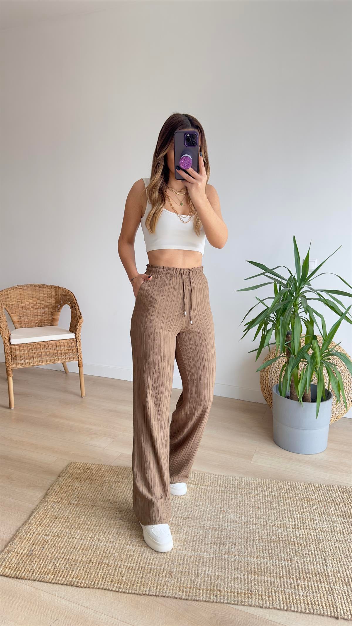 Zra Model Bej Pantolon