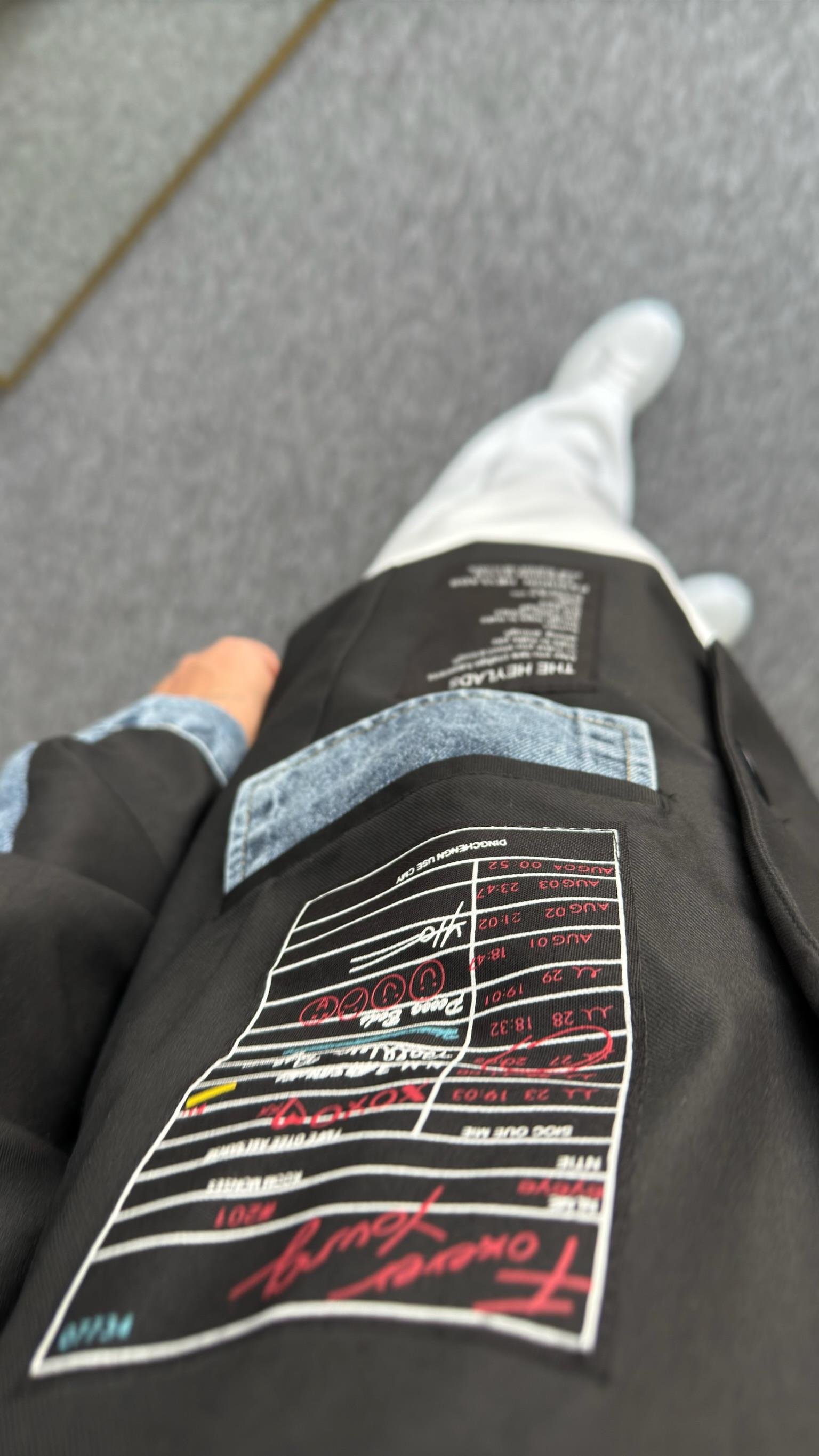 Verda Sırt Kot Detaylı Blazer Ceket