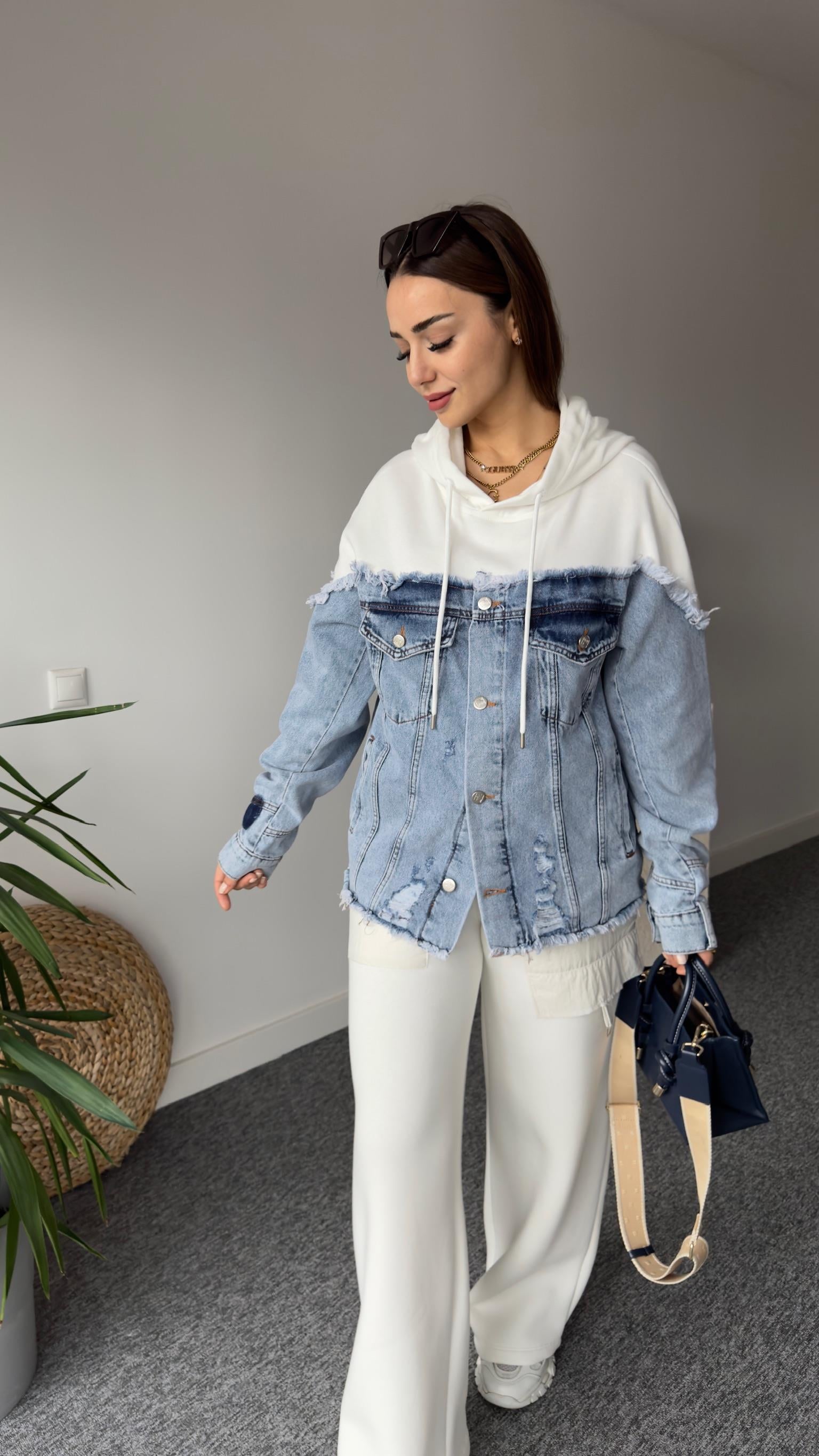 Judet Kot Detay Kapüşonlu Sweat