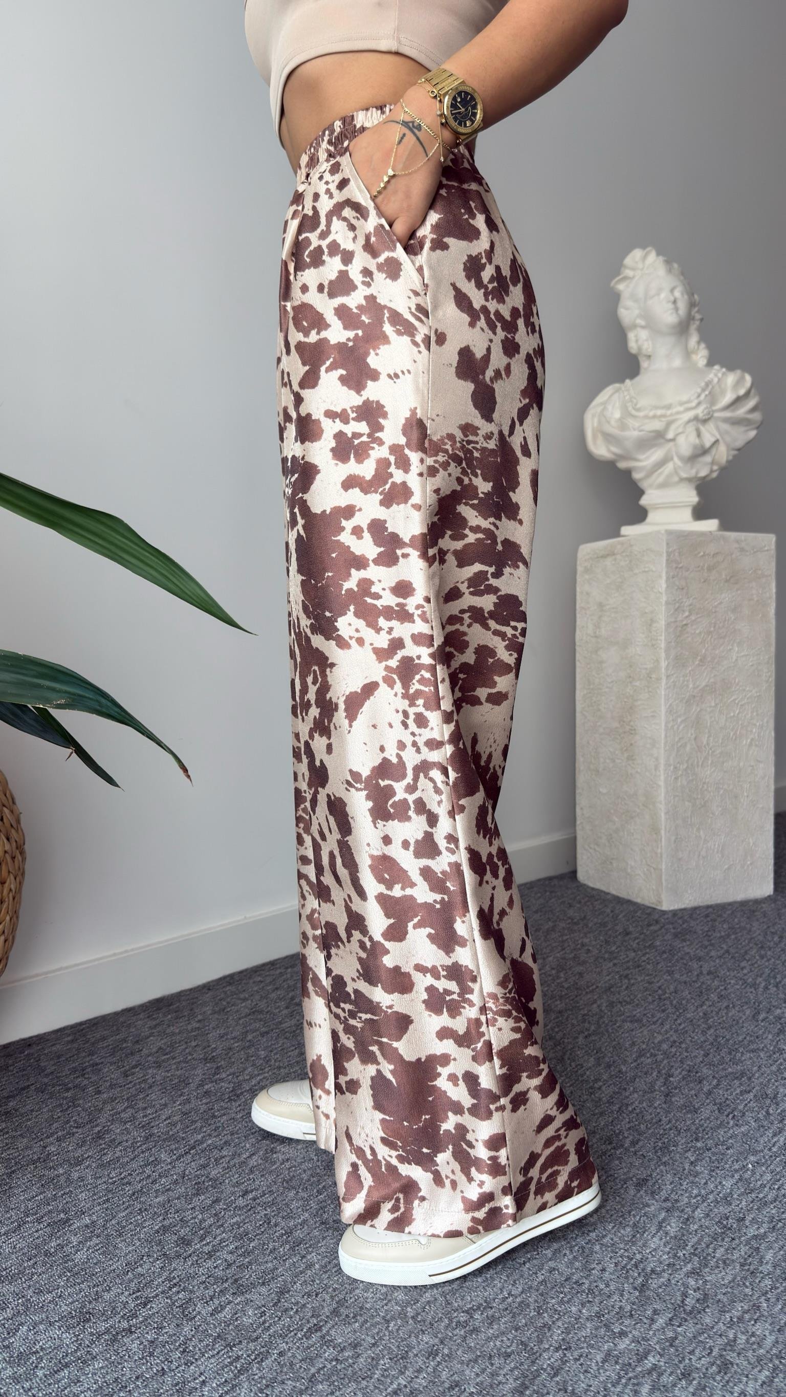 Wander Desenli Yelek Pantolon Takım