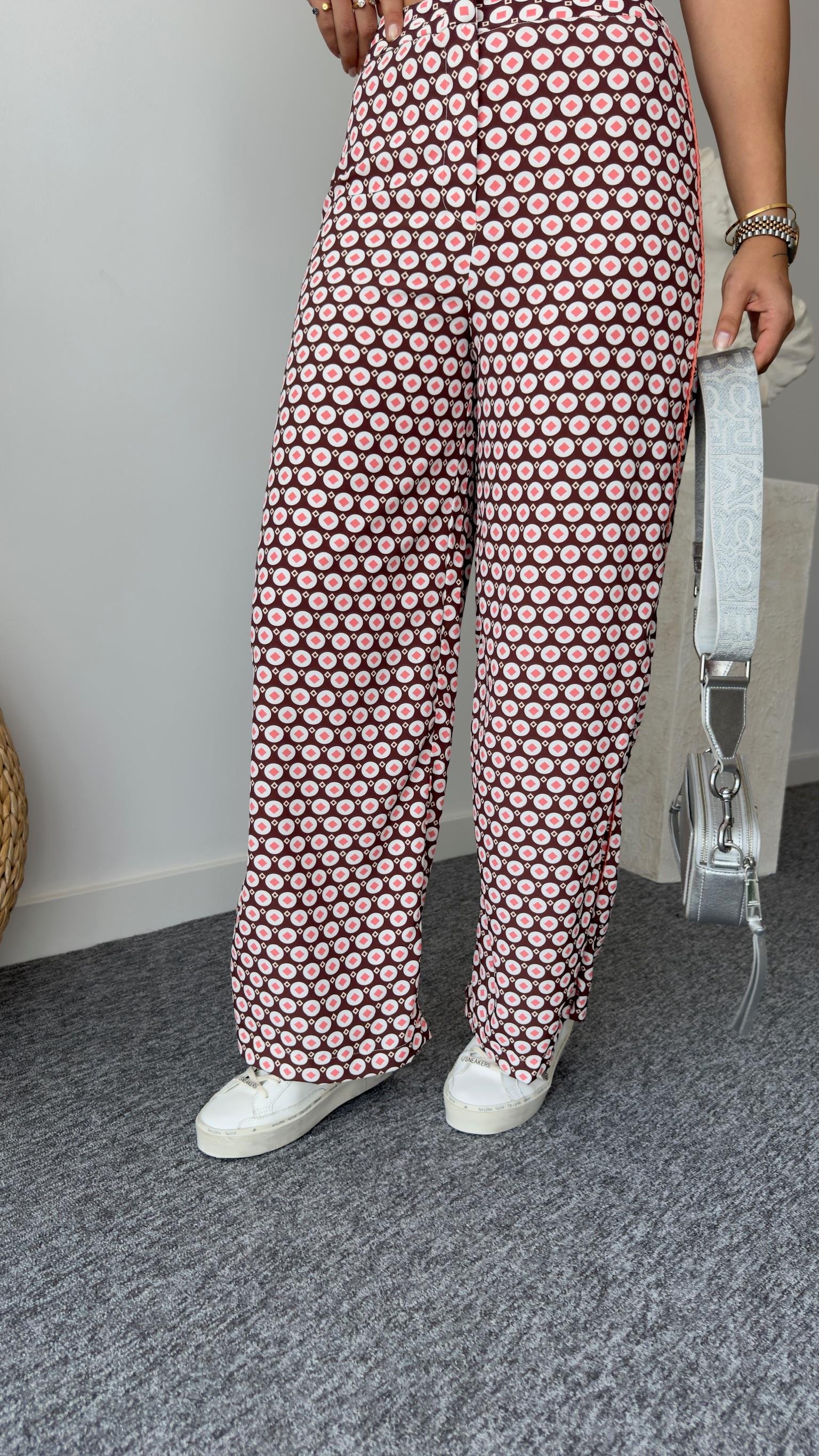 Benekli Yanı Bİyeli Zra Model Pantolon