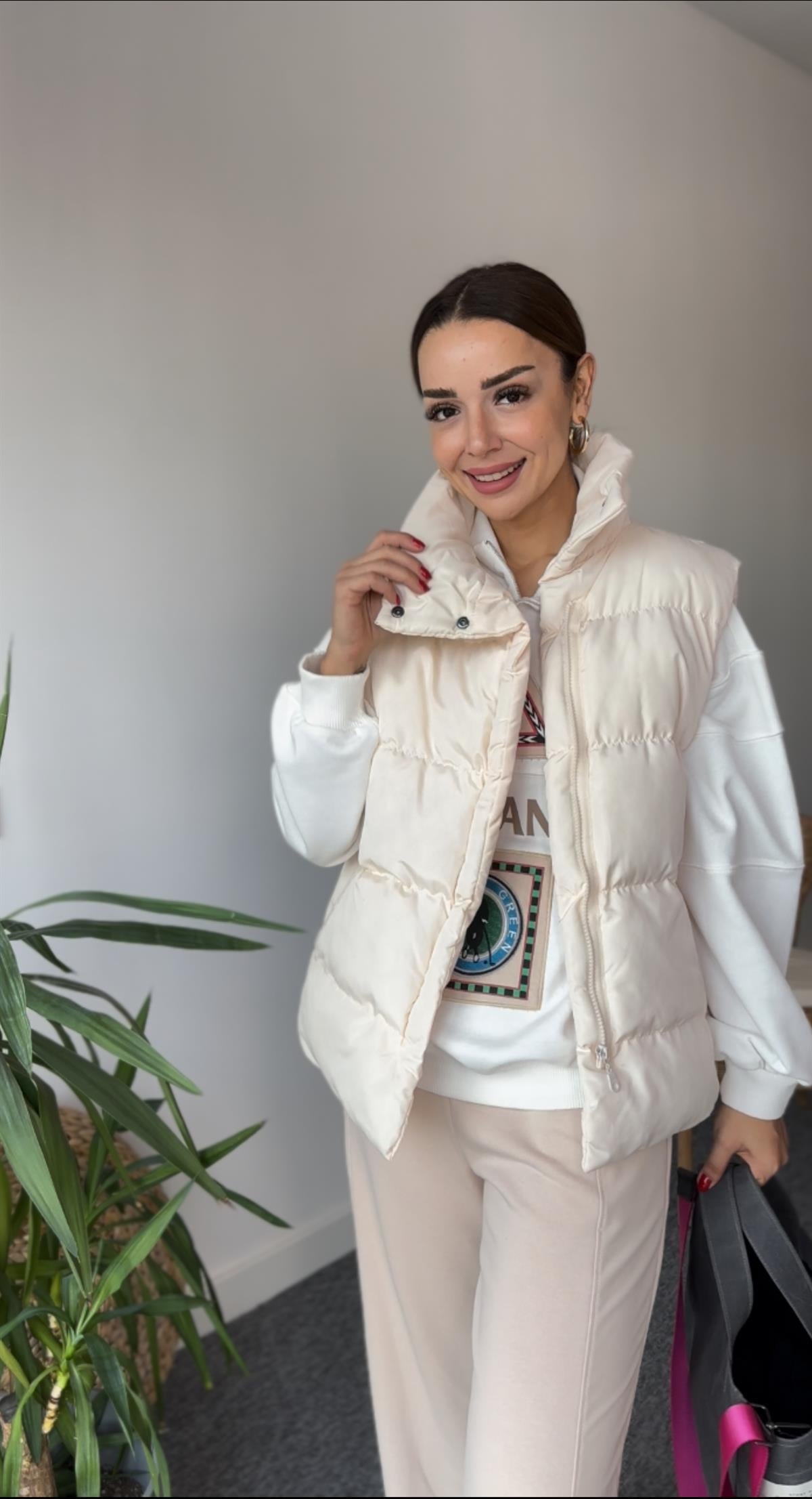 Bans Bej Şİşme Yelek