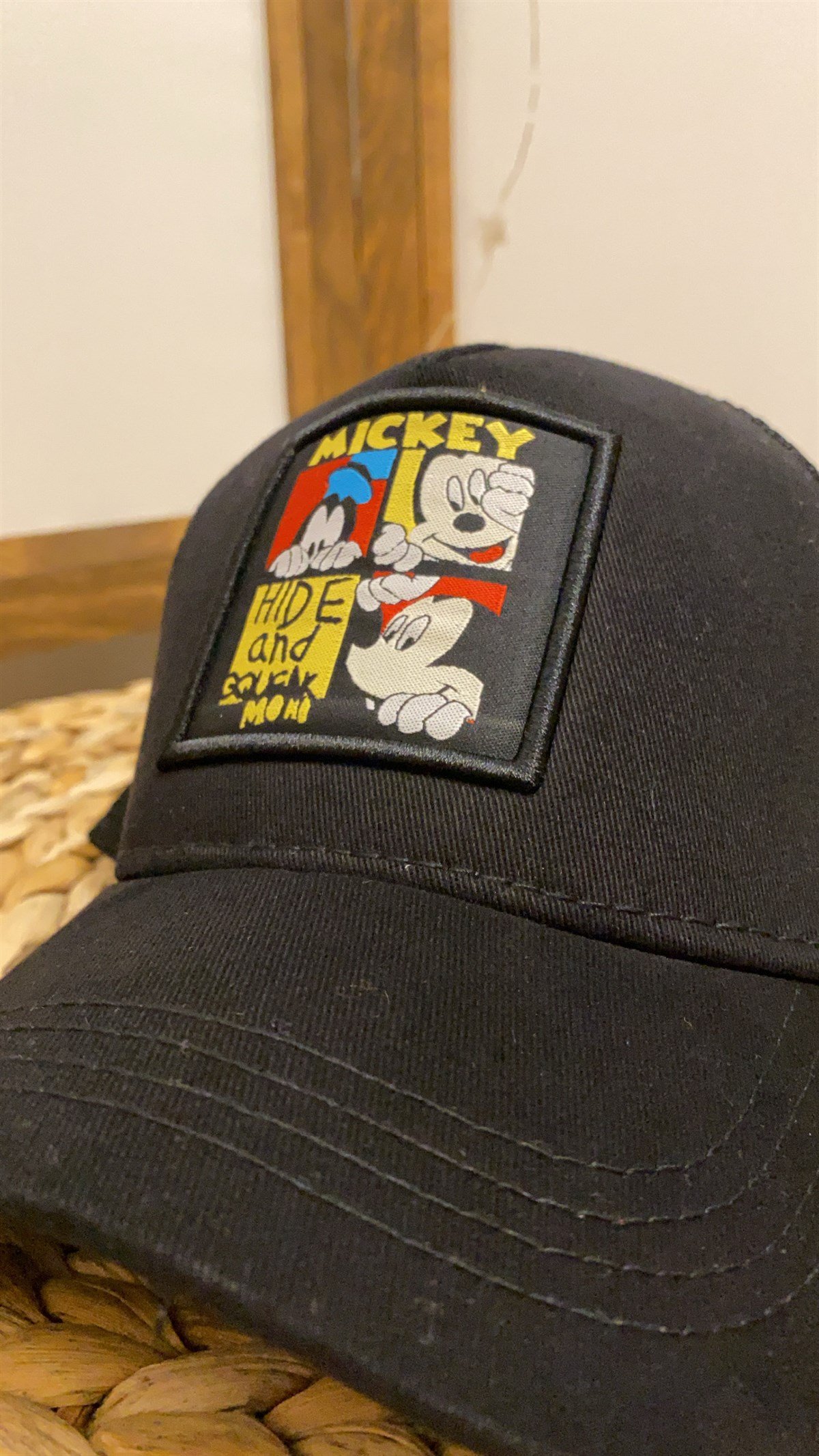 Siyah Mickey Şapka