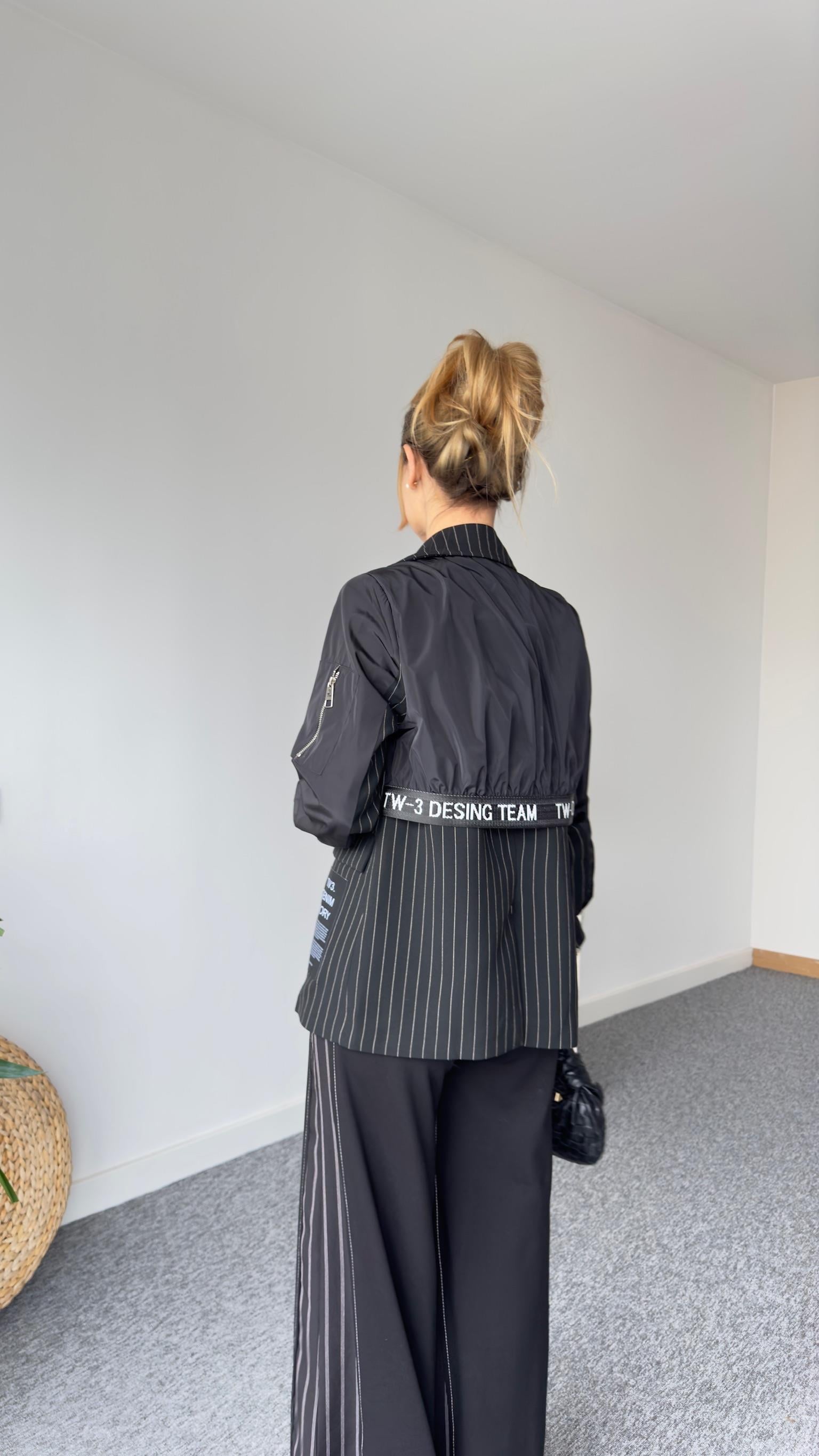 Que Paraşüt Detaylı Tasarım Blazer Ceket