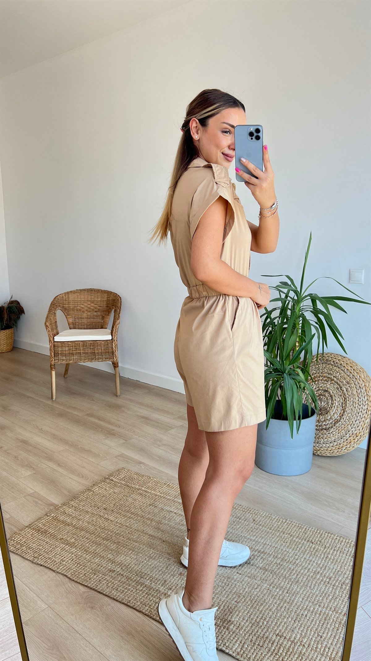 Marka Model Tasarım Bej Tulum