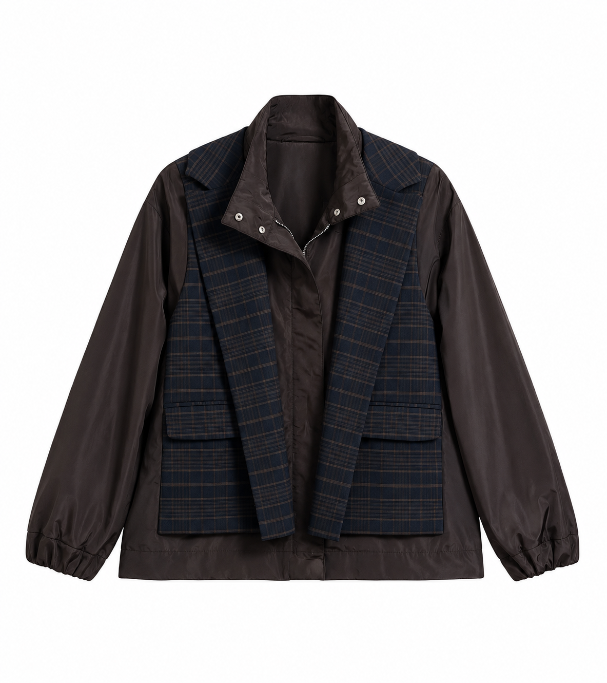 Patris Ekose Garnili Tasarım Blazer Ceket