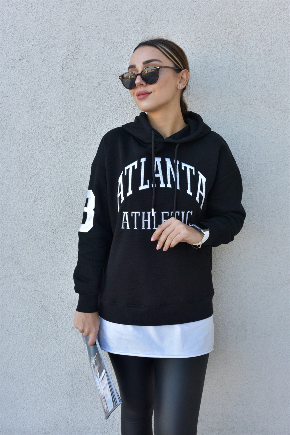 Tshirt Detaylı Atlanta Sweatshirt