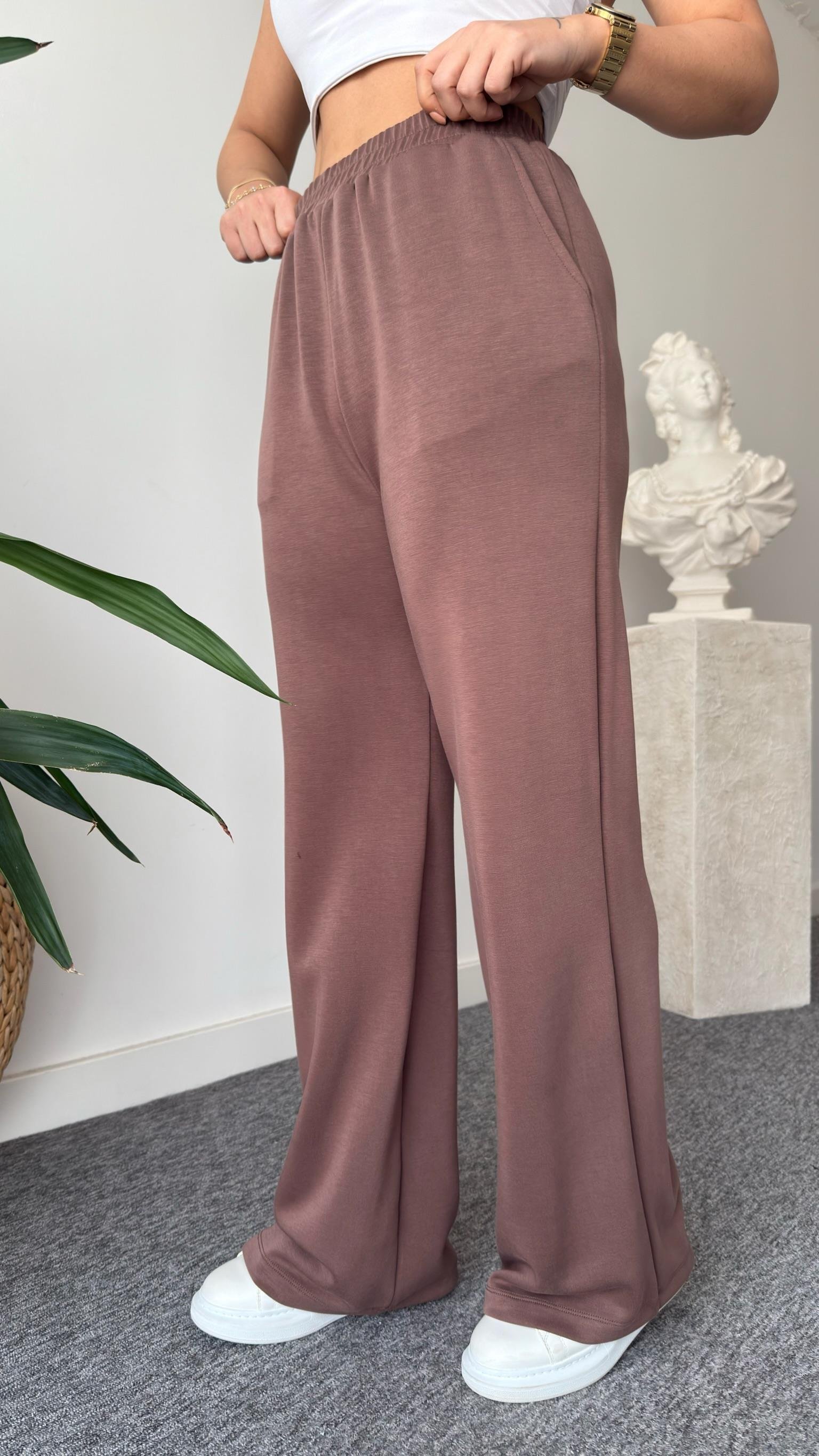 Kahve Clemer Yarım Fermuar Modal Takım (Ön Sipariş Ürünü)