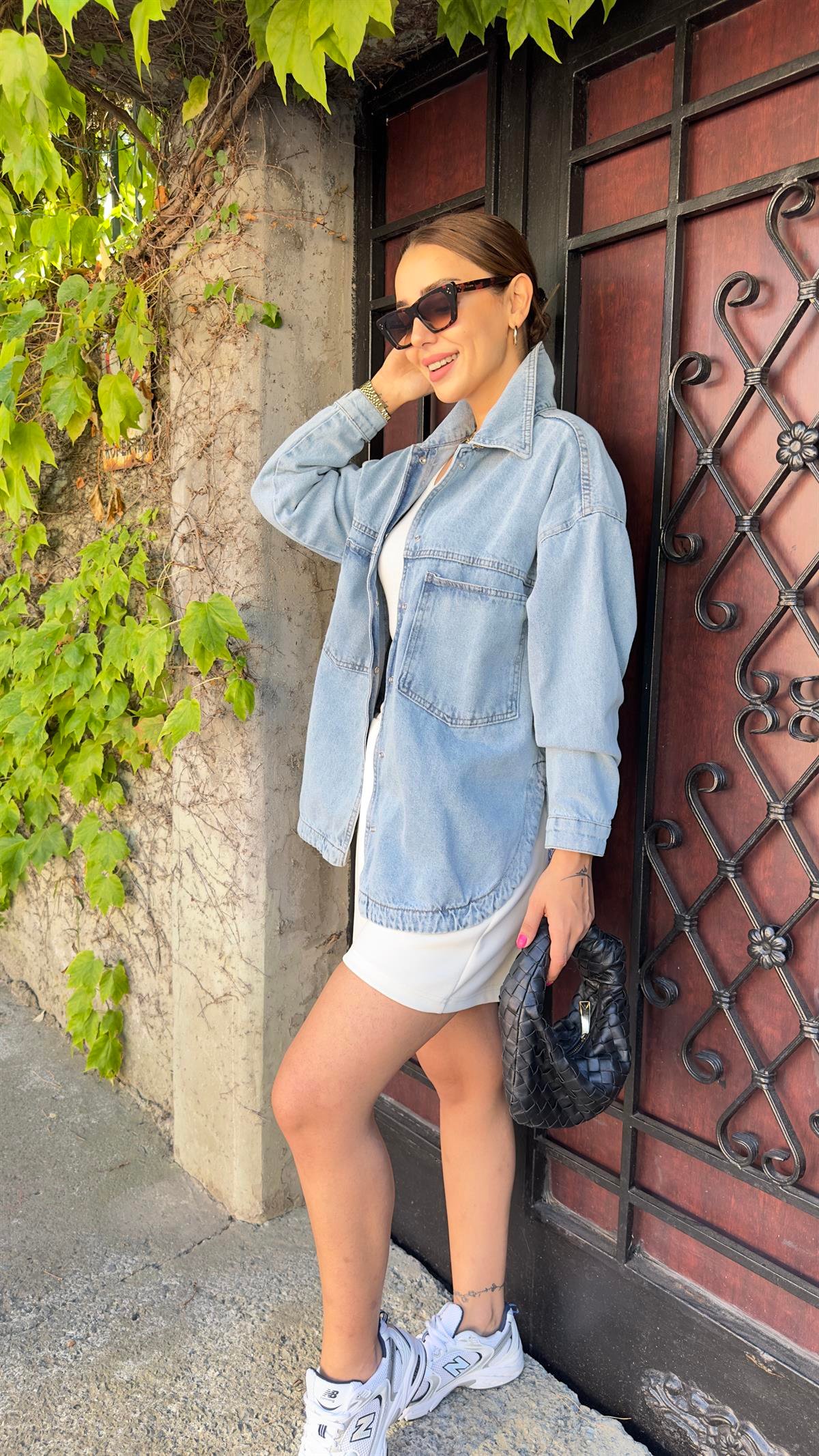 Salaş Cepli Basic Jean Ceket