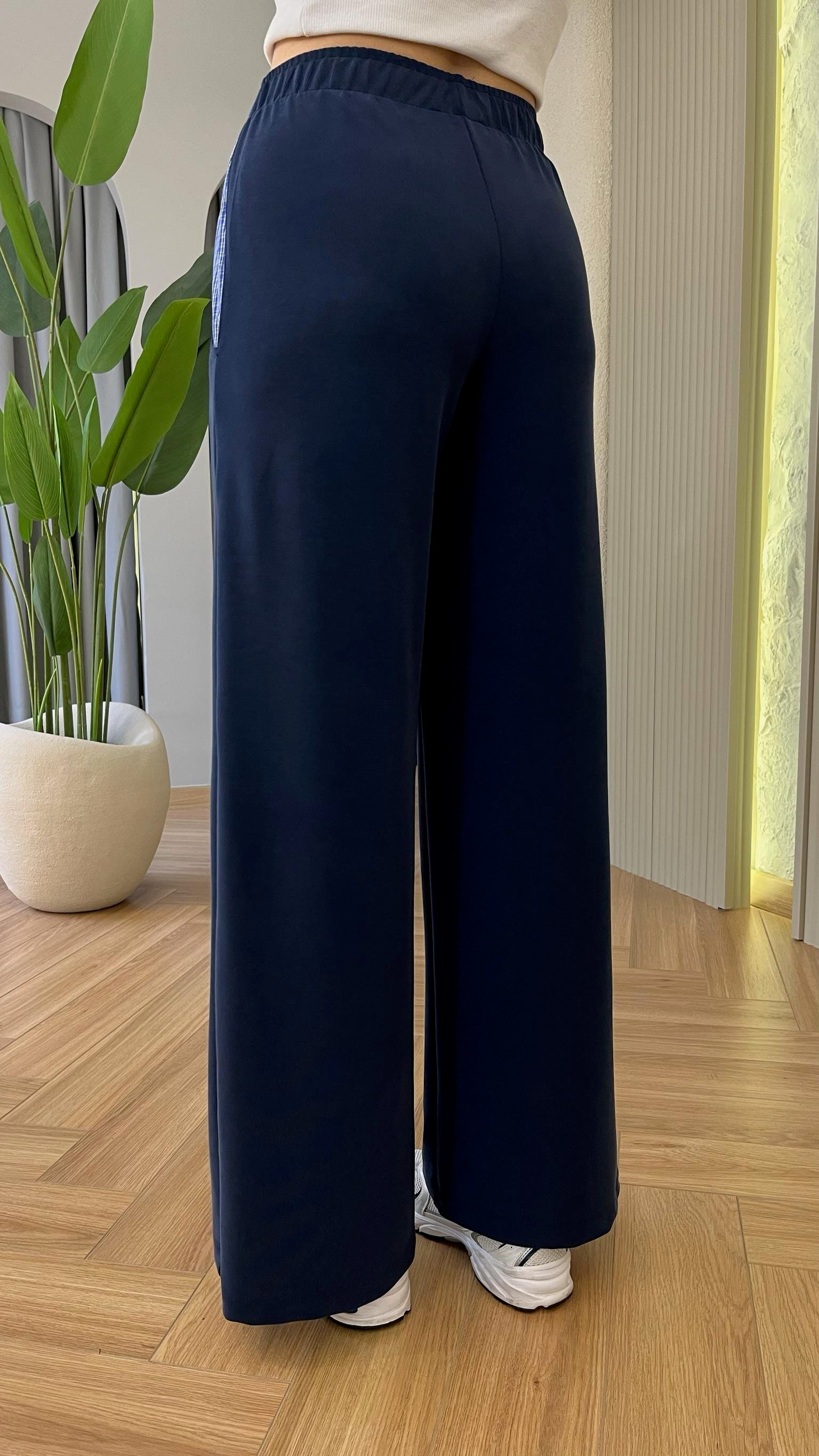 Lacivert Slage Premium Gömlek Pantolon Takım