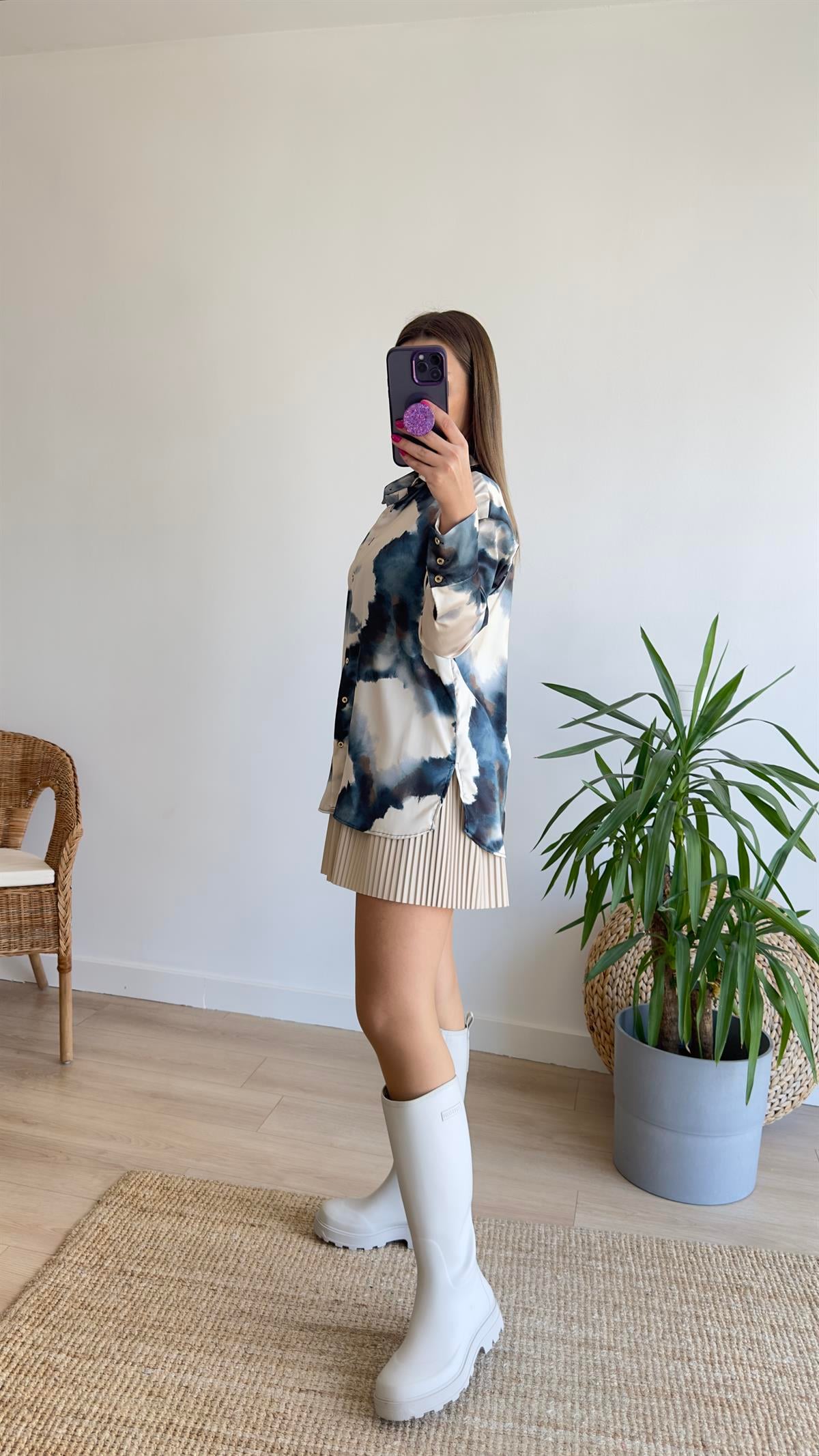 Zra Model Batik Desen Gömlek