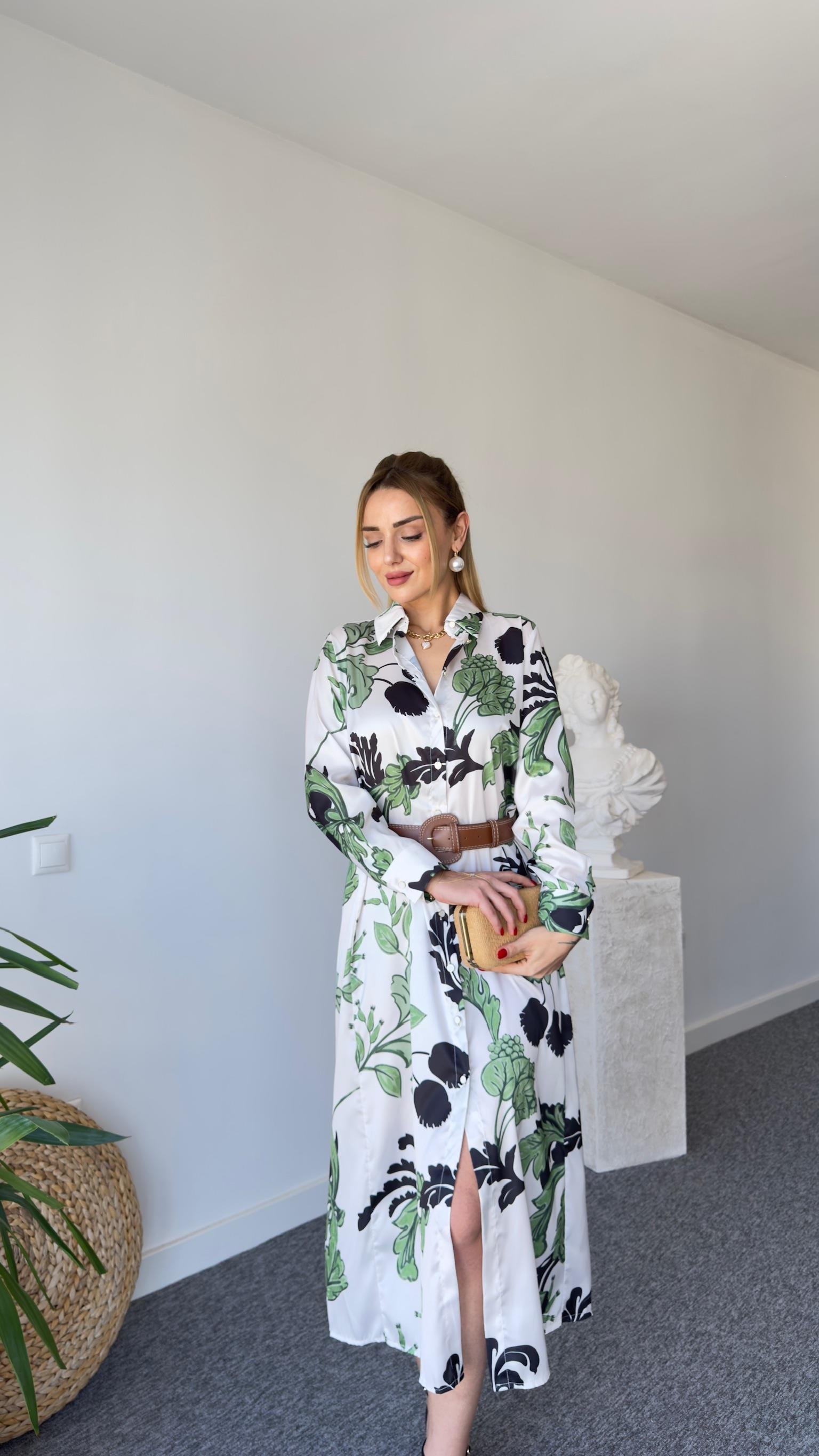 Siem Zra Model Kemerli Elbise