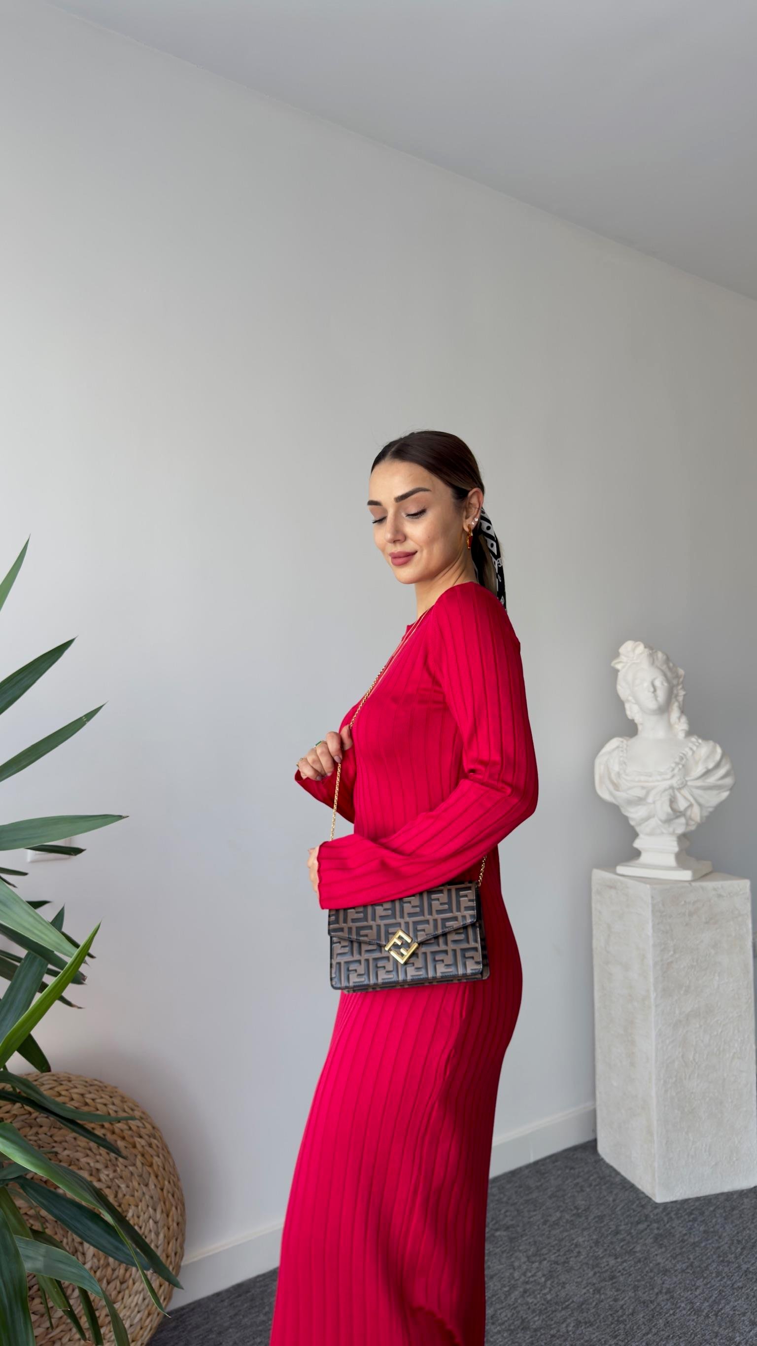 Datu Çıtçıtlı Bordo Modal Takım