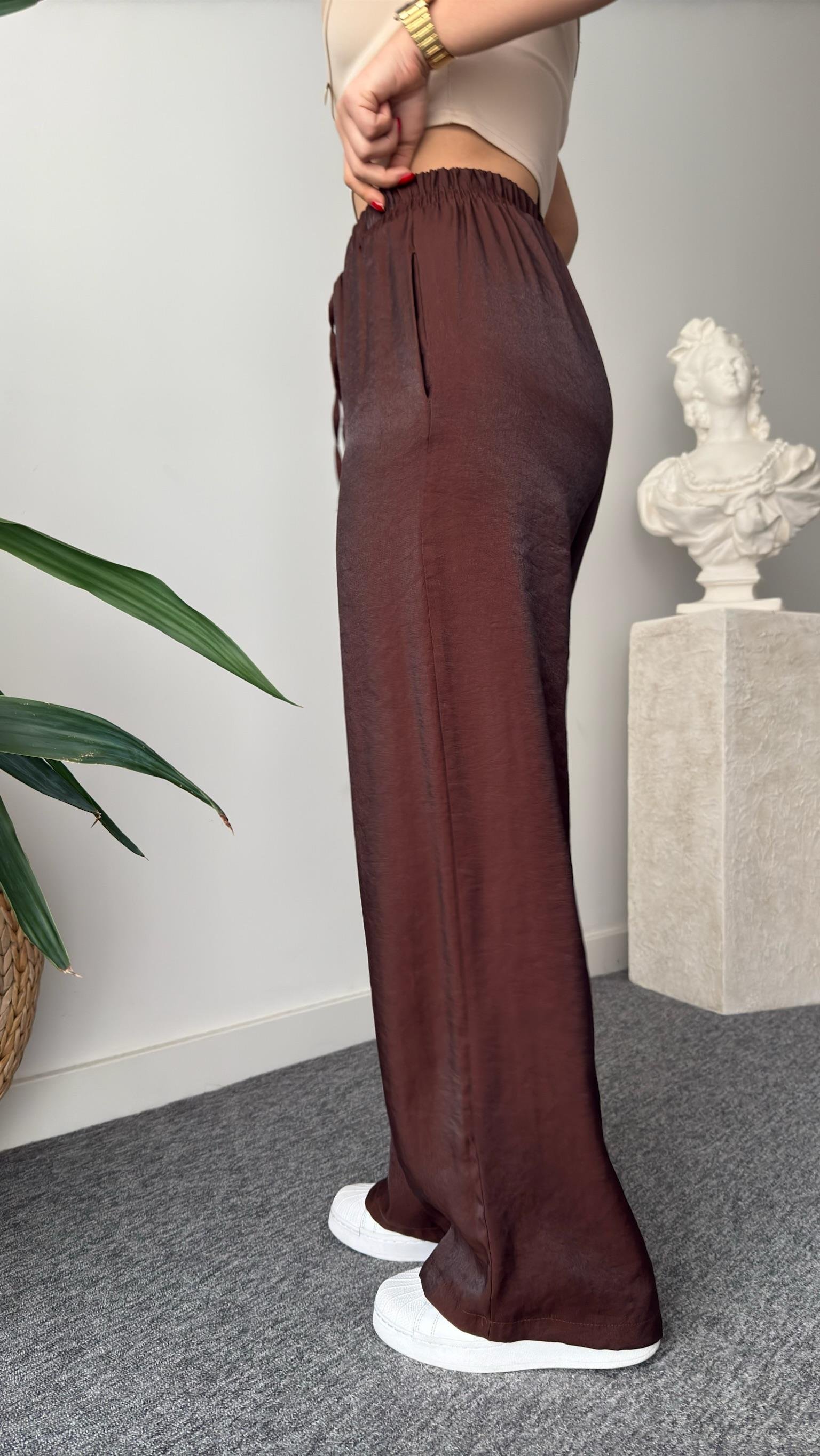 Kahve Vuaye Cep Detaylı Takım