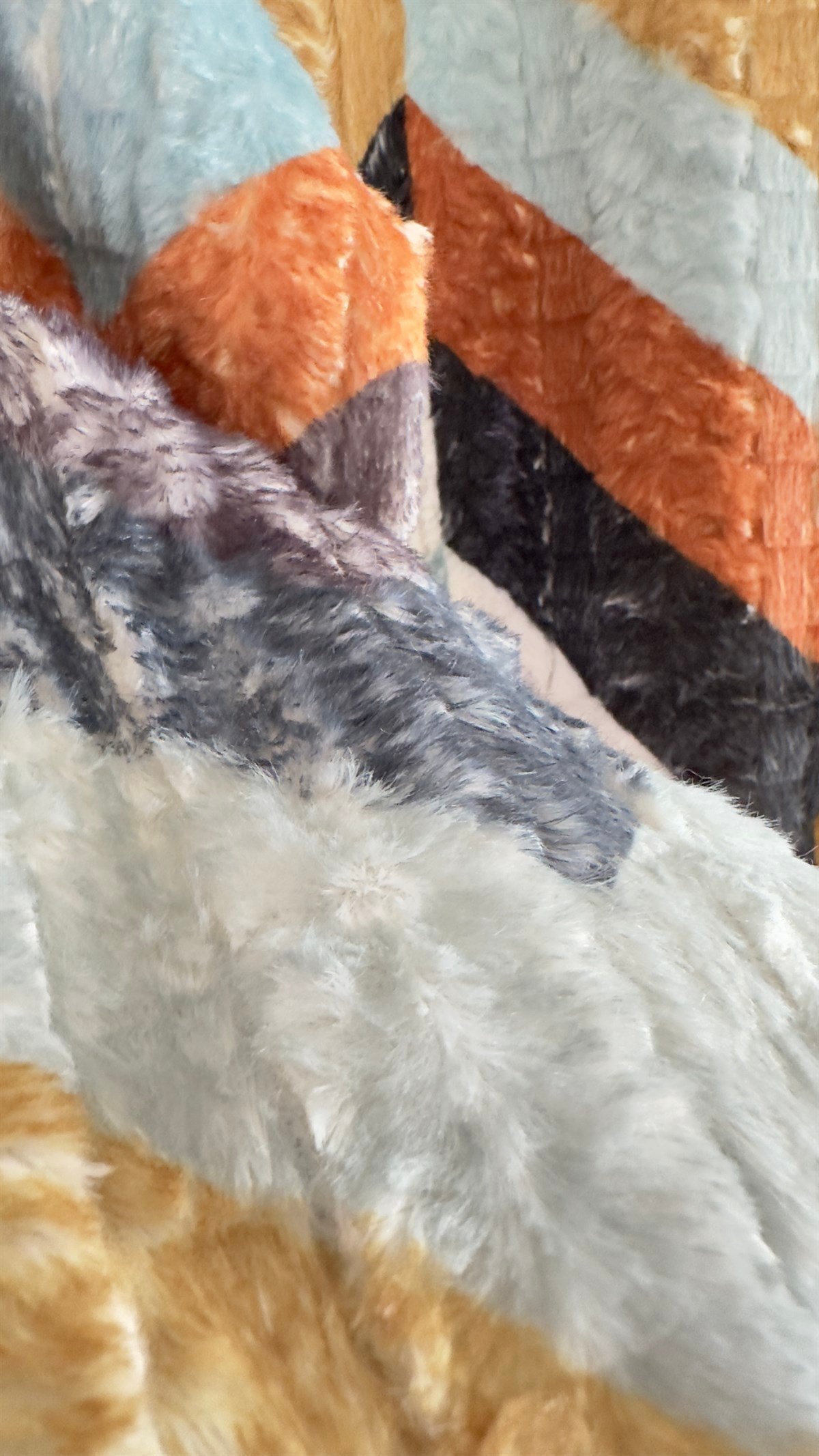 Renk Geçişli Peluş Sweat