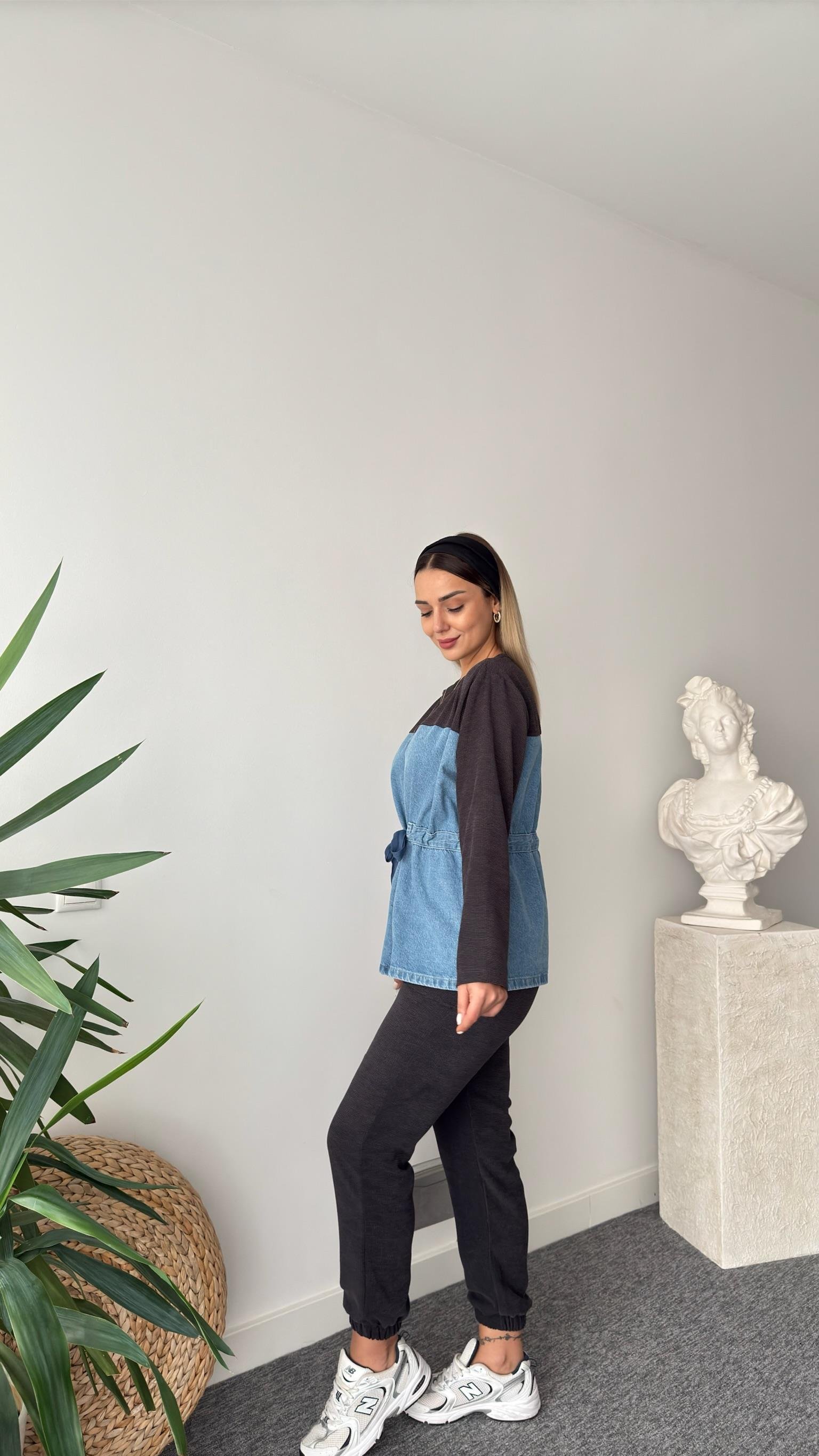 Katia Kot Garnili Bel Büzgülü Takım