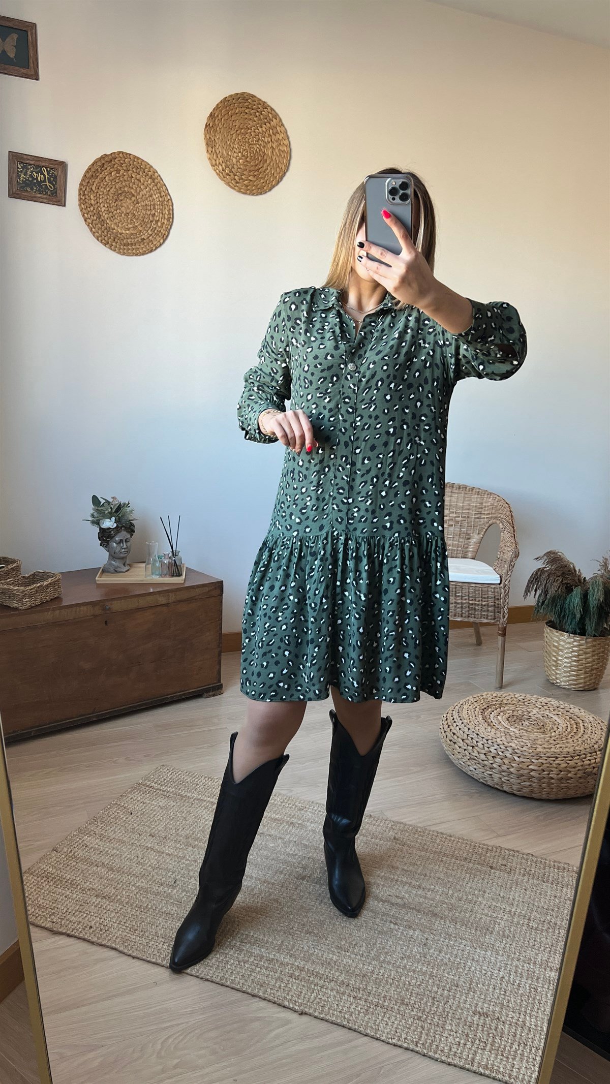 Orijinal Marka Haki Elbise 