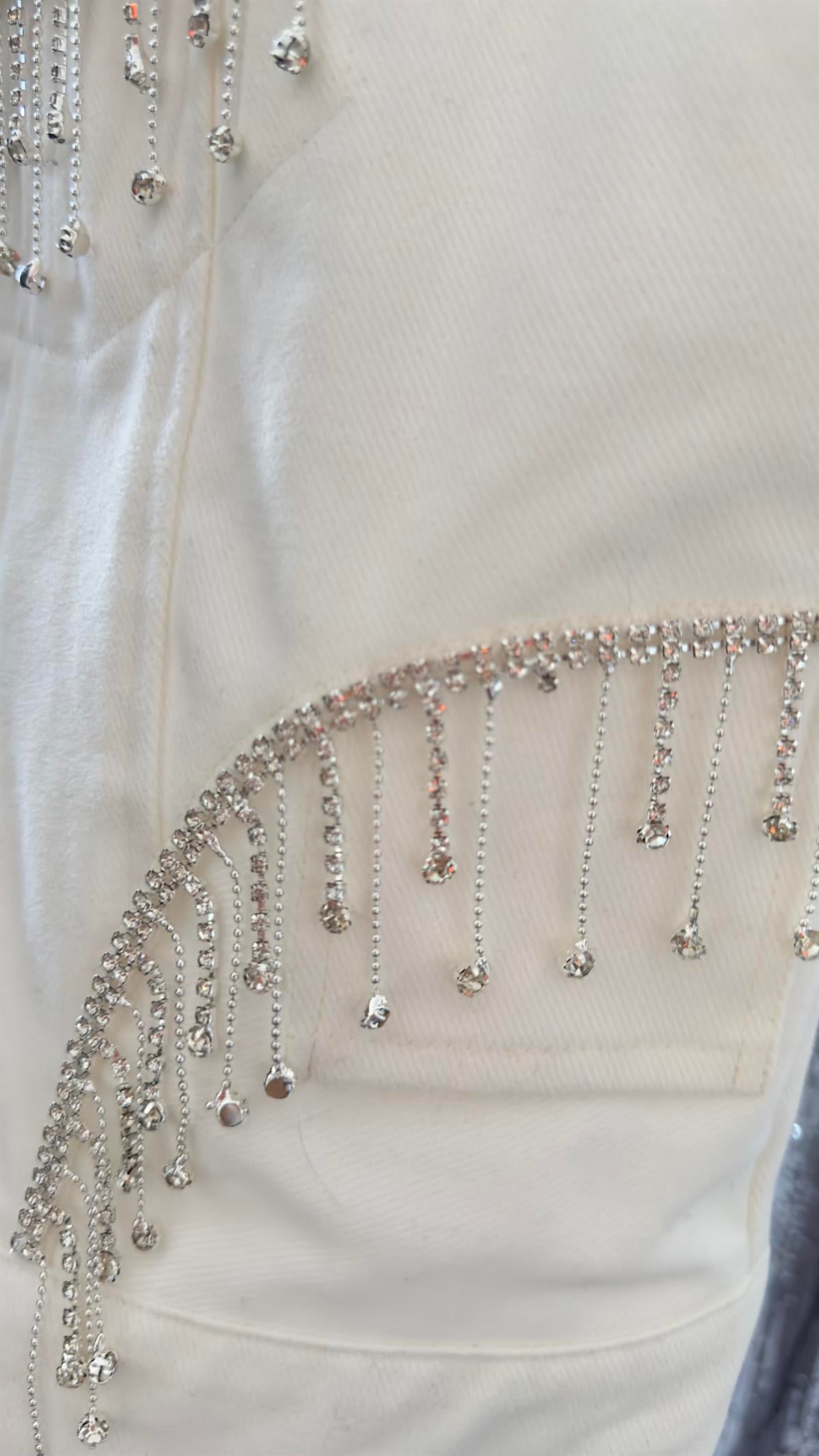 Taşlı Zr Model Gabardin Yelek