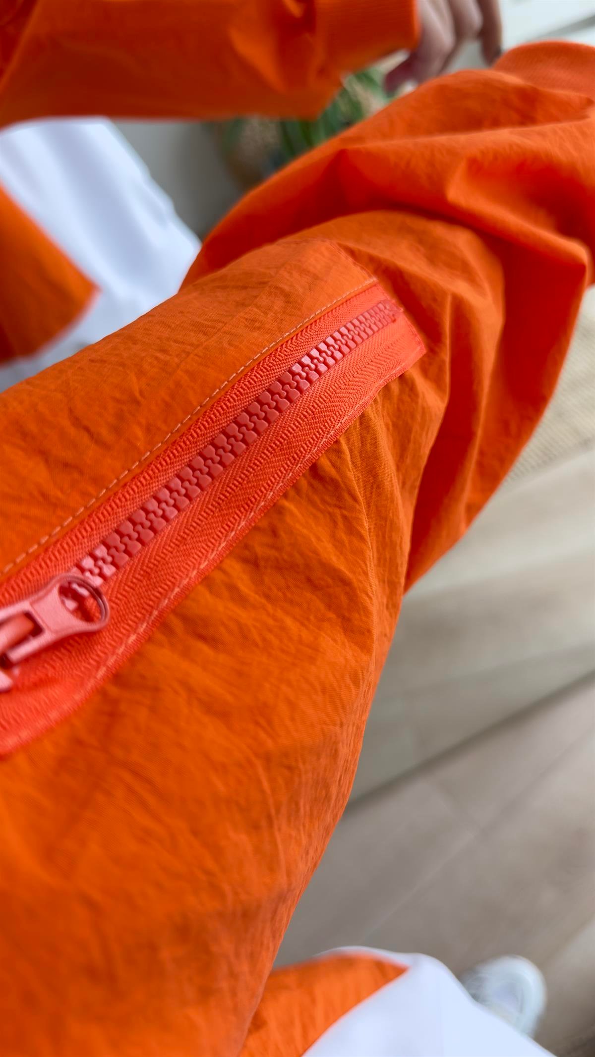 Marka Model Yeşil Paraşüt Garni Sweat