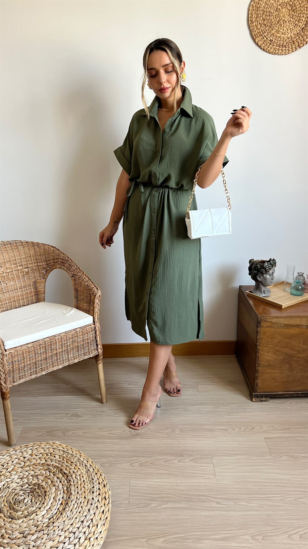 Massimo Dutti Model Gömlek Elbise