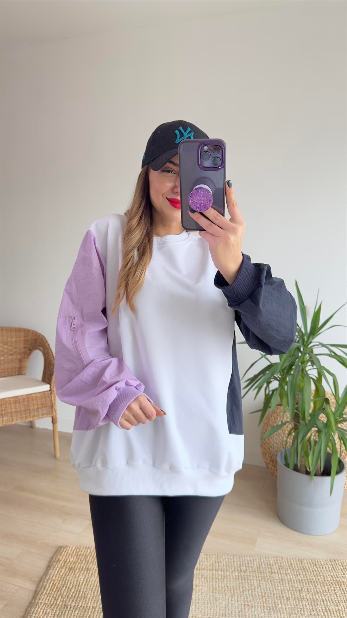 Marka Model Paraşüt Garni Sweat