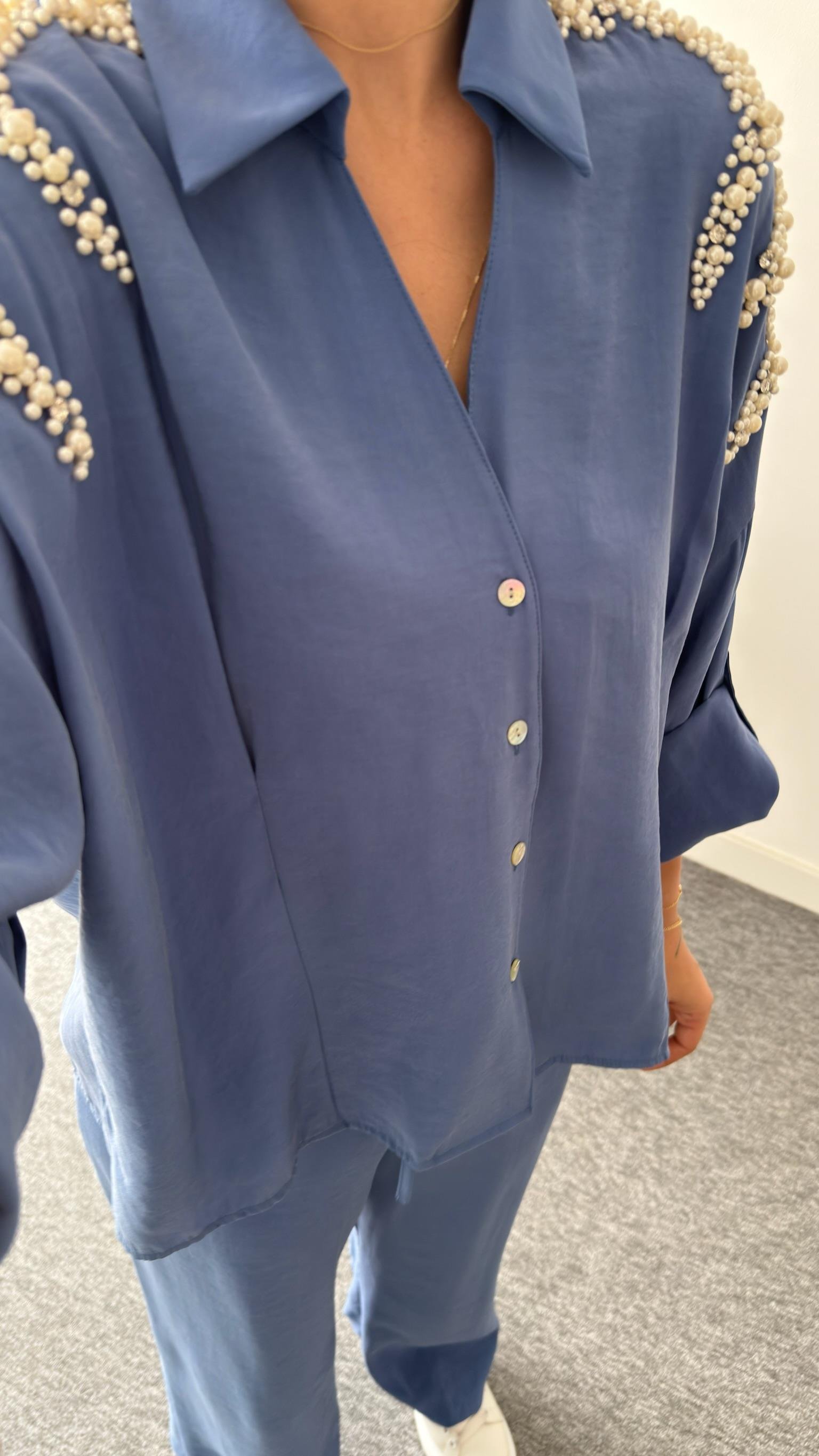 Mavi Ruja İncili Tasarım Takım