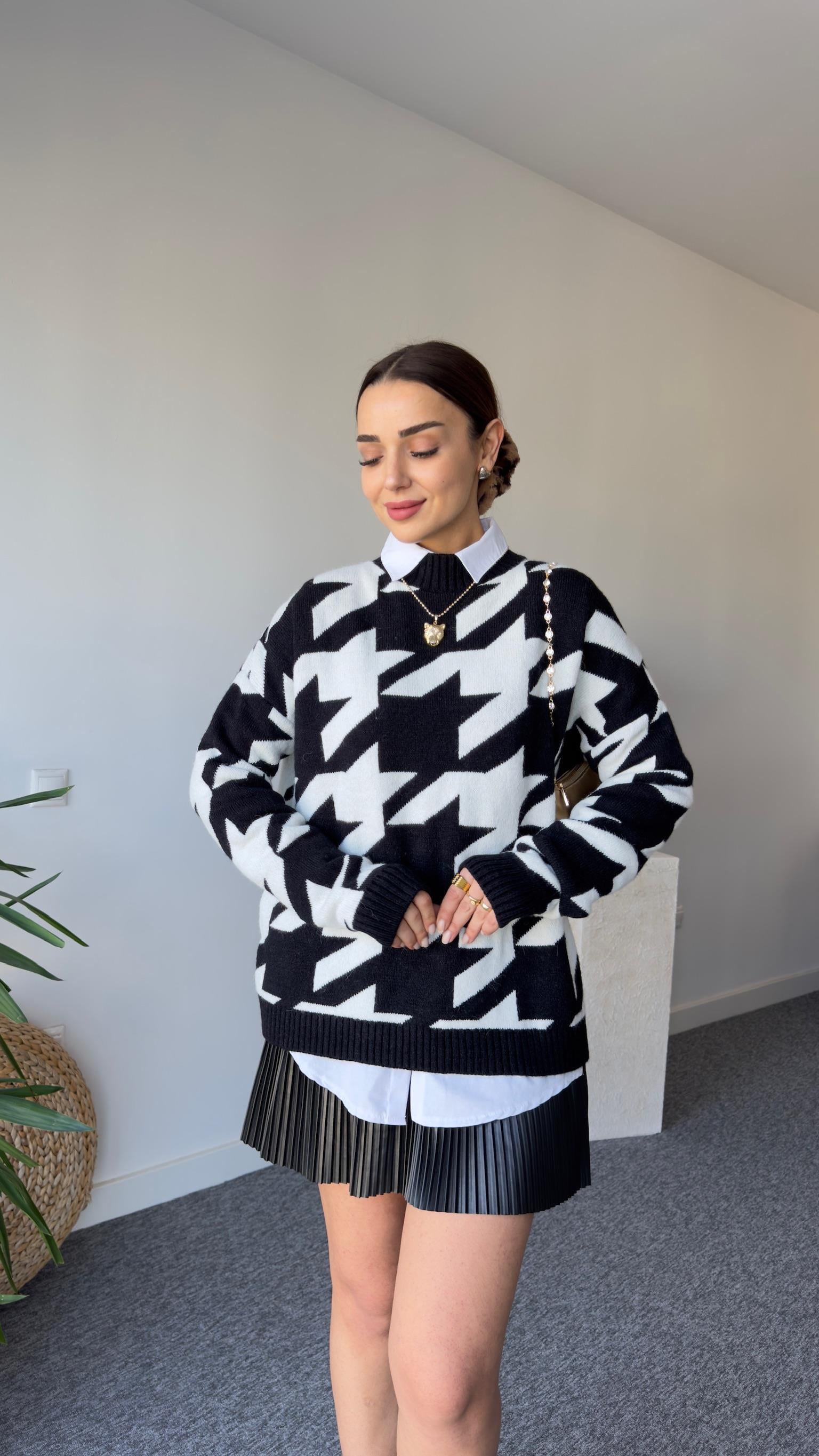 Mirna Kazayağı Desen Kazak
