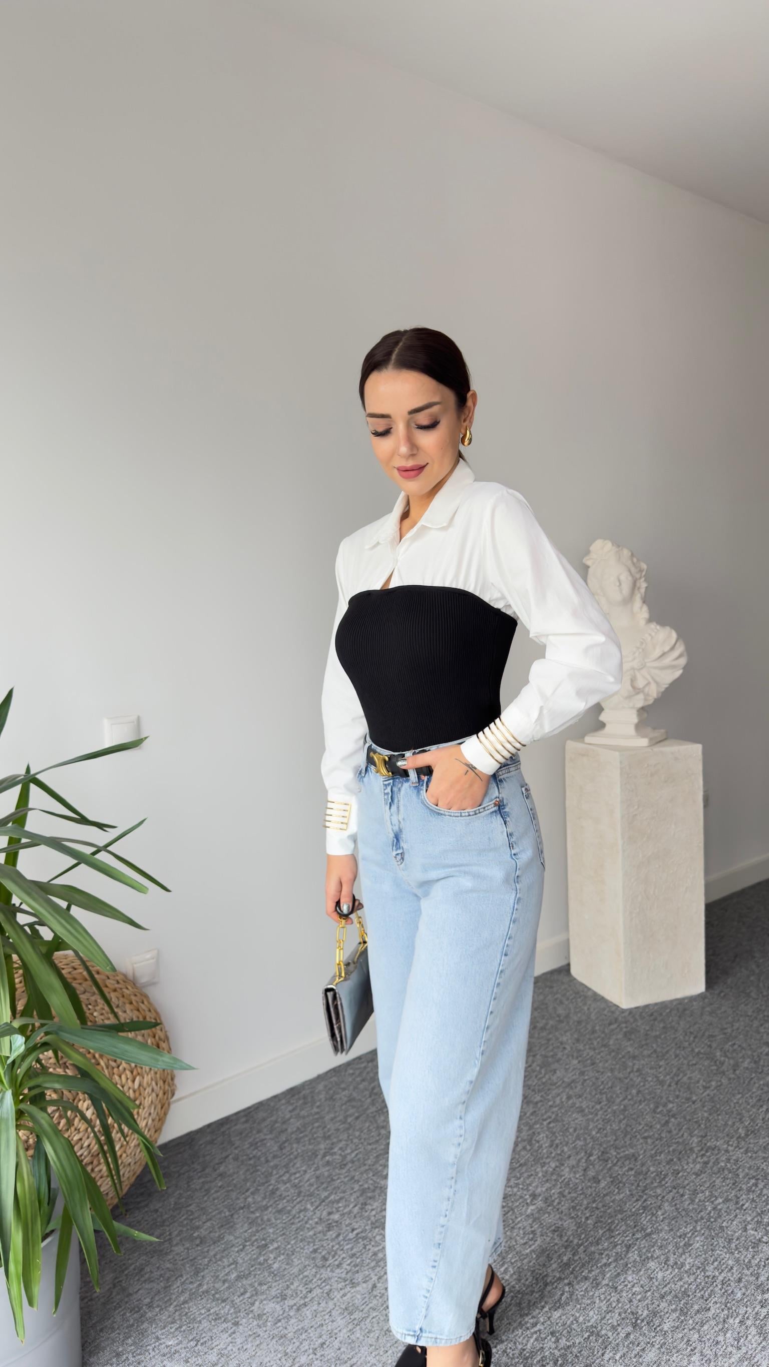 Riz Marka Model Gömlekli Triko
