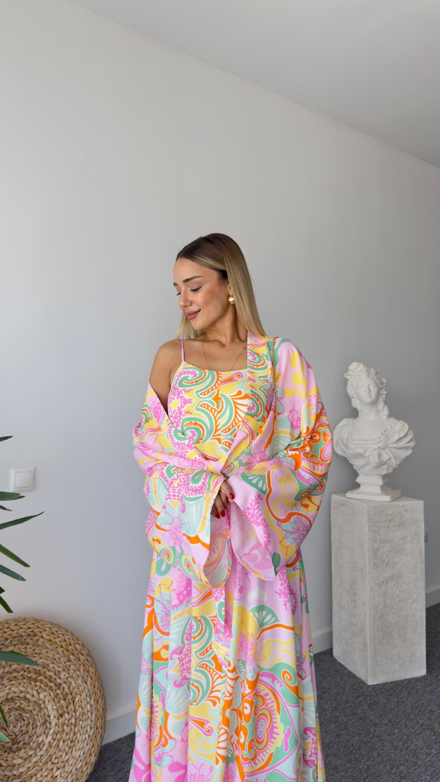 Silla Çok Renkli Kimono