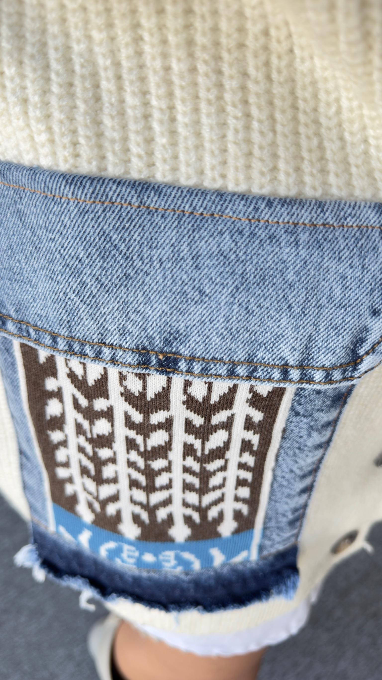 Lesa Kot Garnili Ekru Hırka