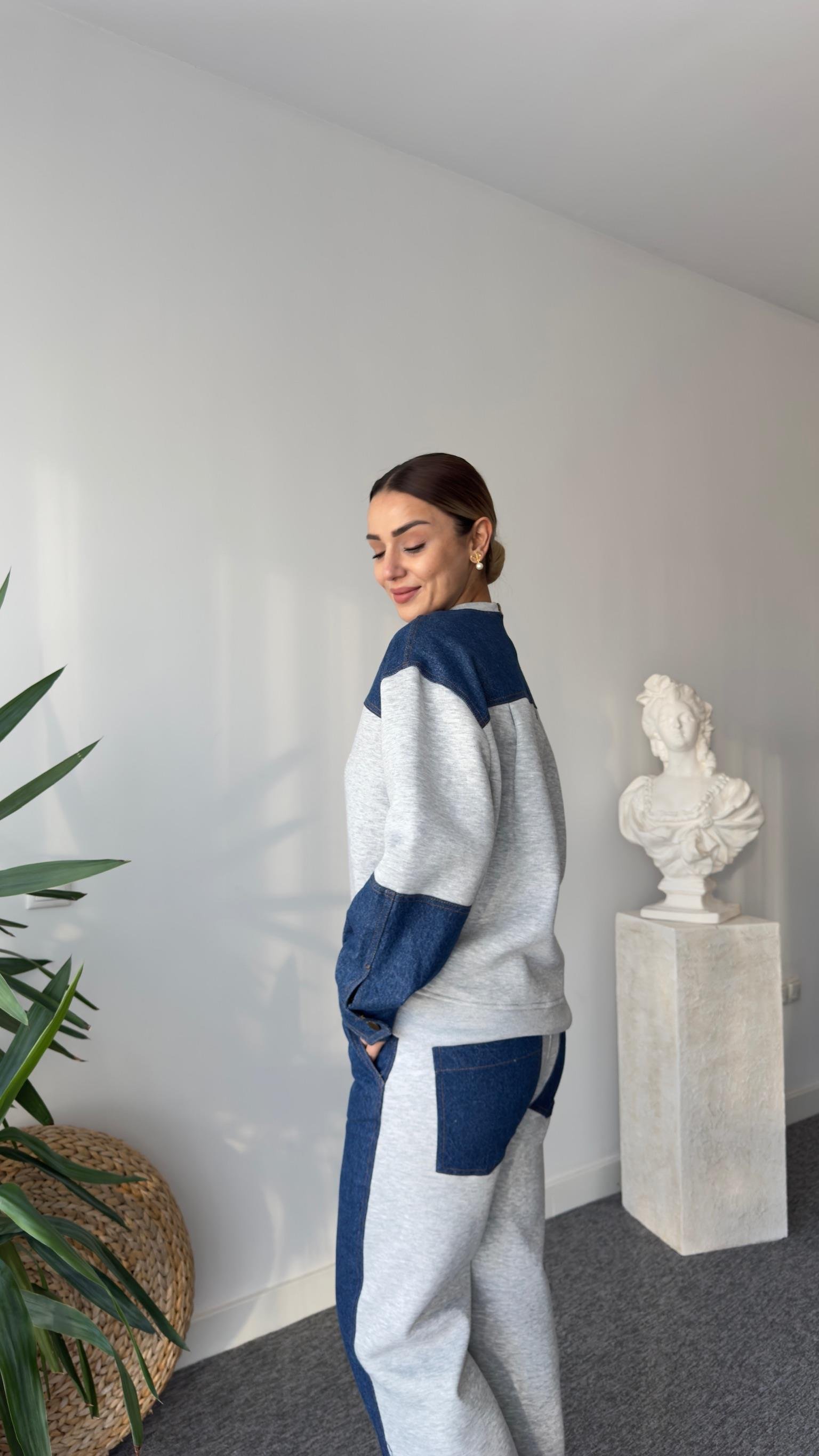 Benora Kot Garnili Sweat Takım