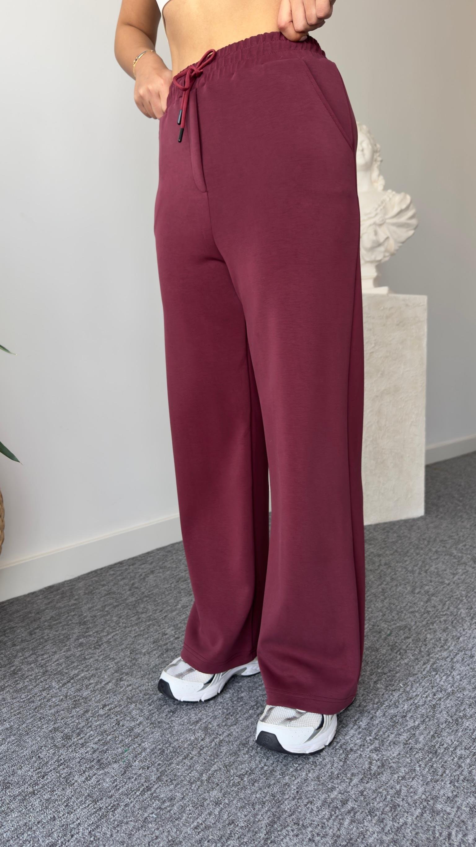 Datu Çıtçıtlı Bordo Modal Takım
