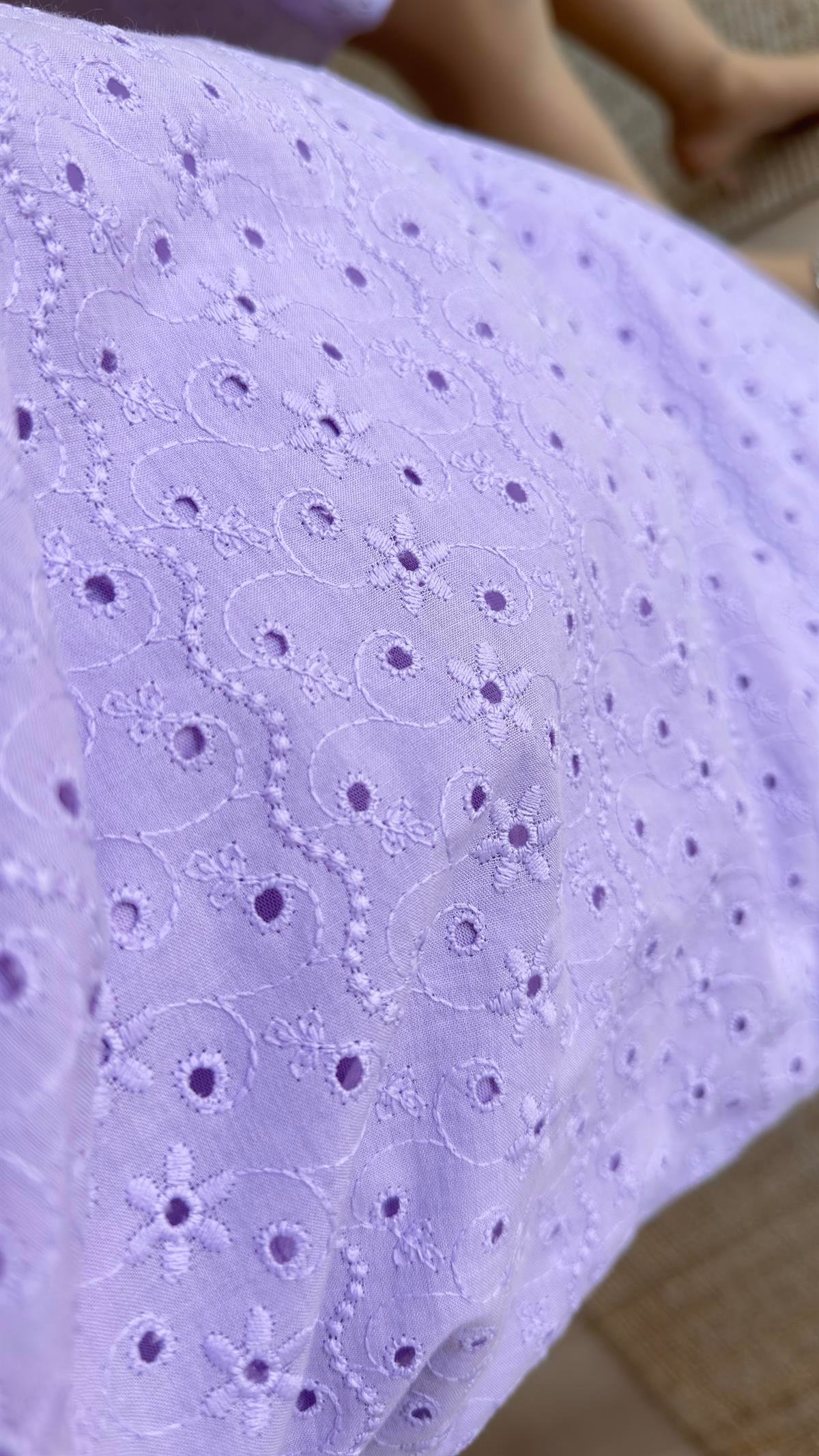 Violet Lila Orj Marka Fisto Elbise  