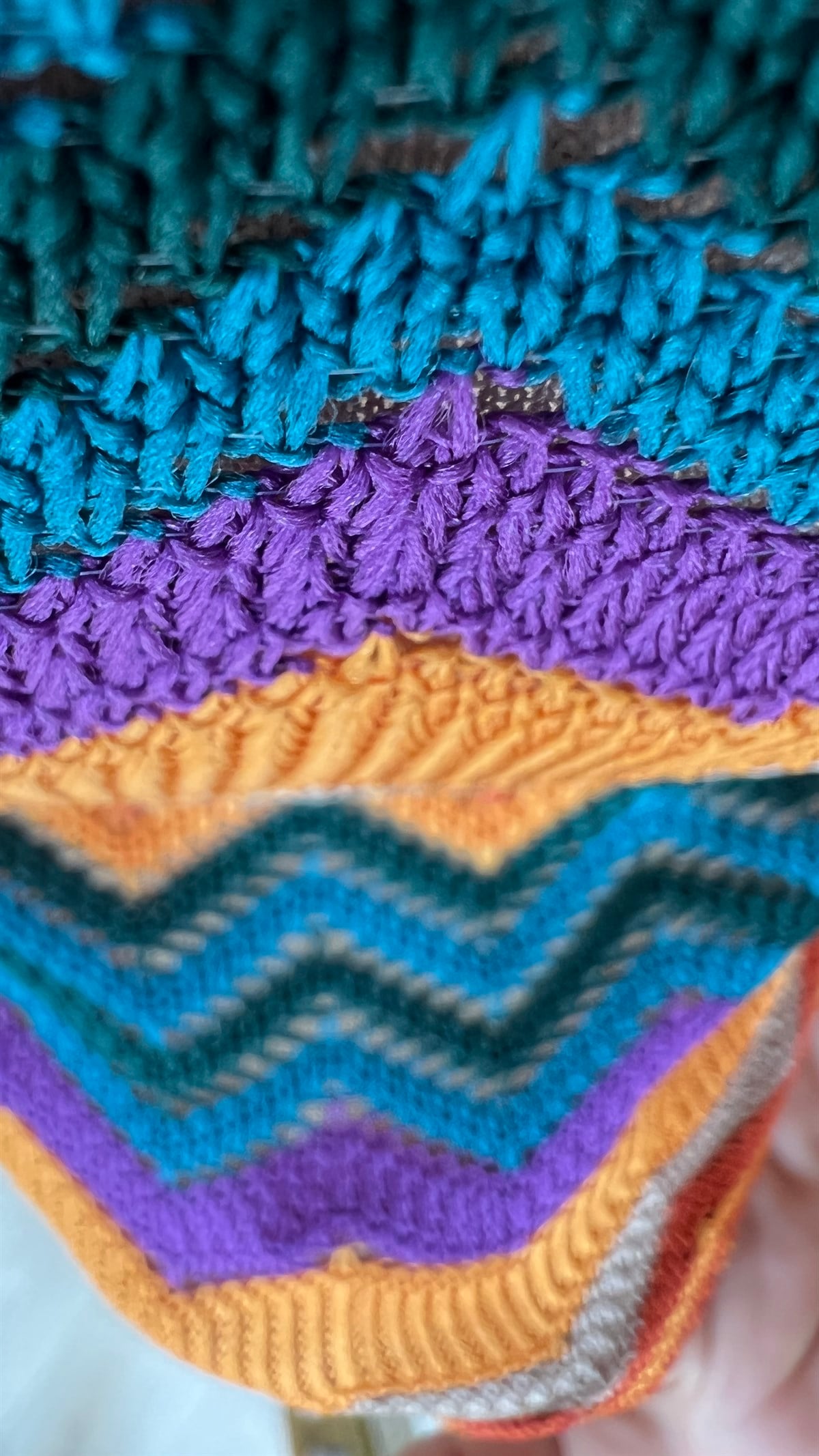 Renkli Örme Crop