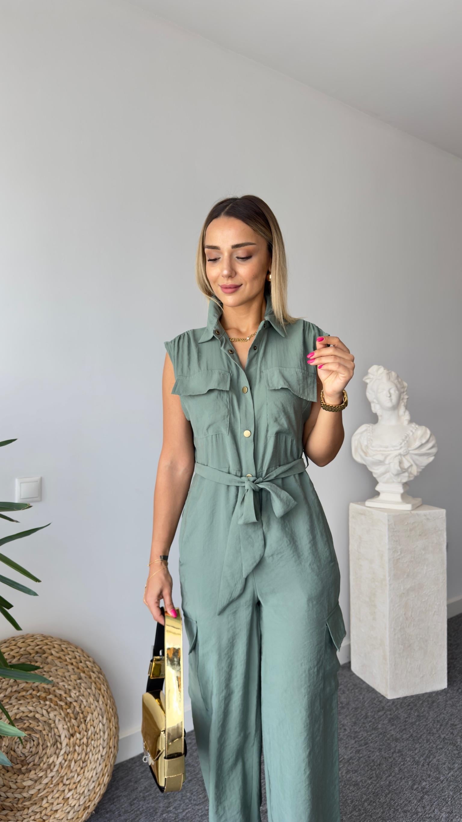 Enor Orj Marka Yeşil Tulum 