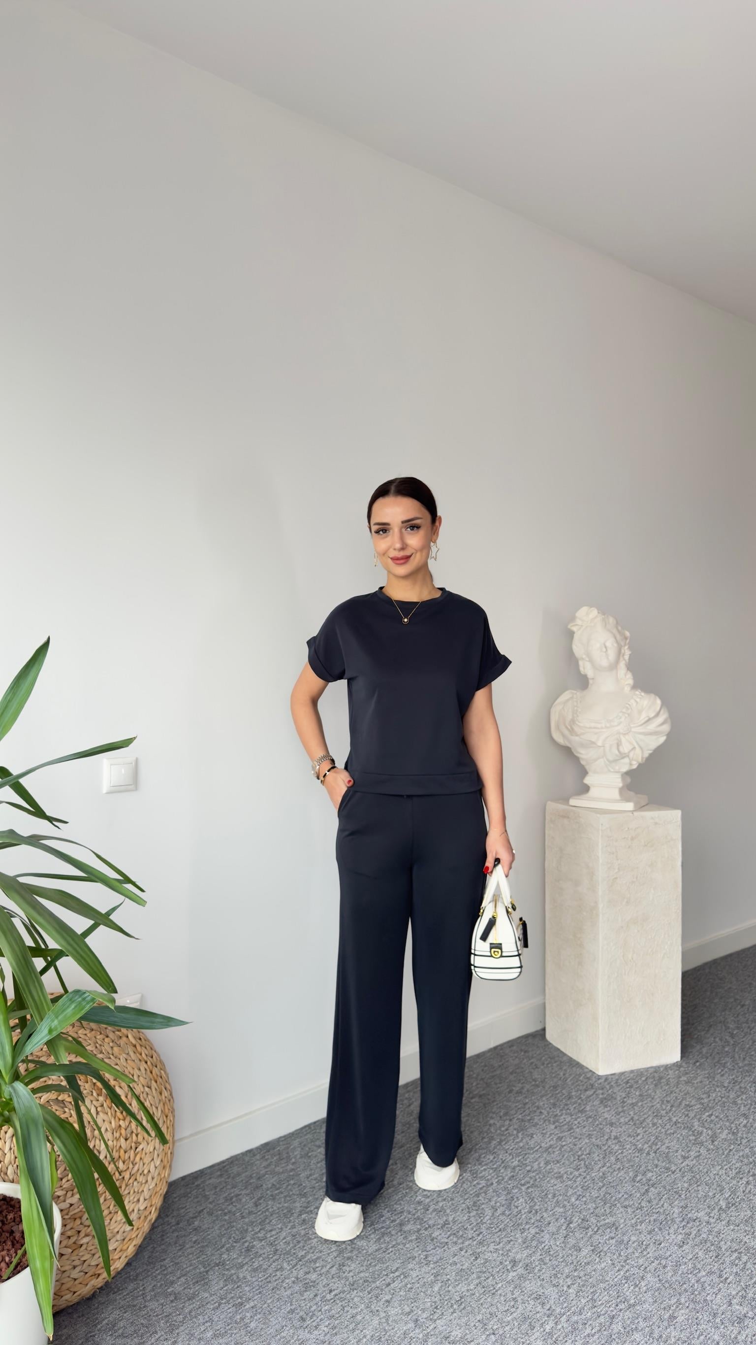 T Kol Oysho Antrasit Eşofman Takımı