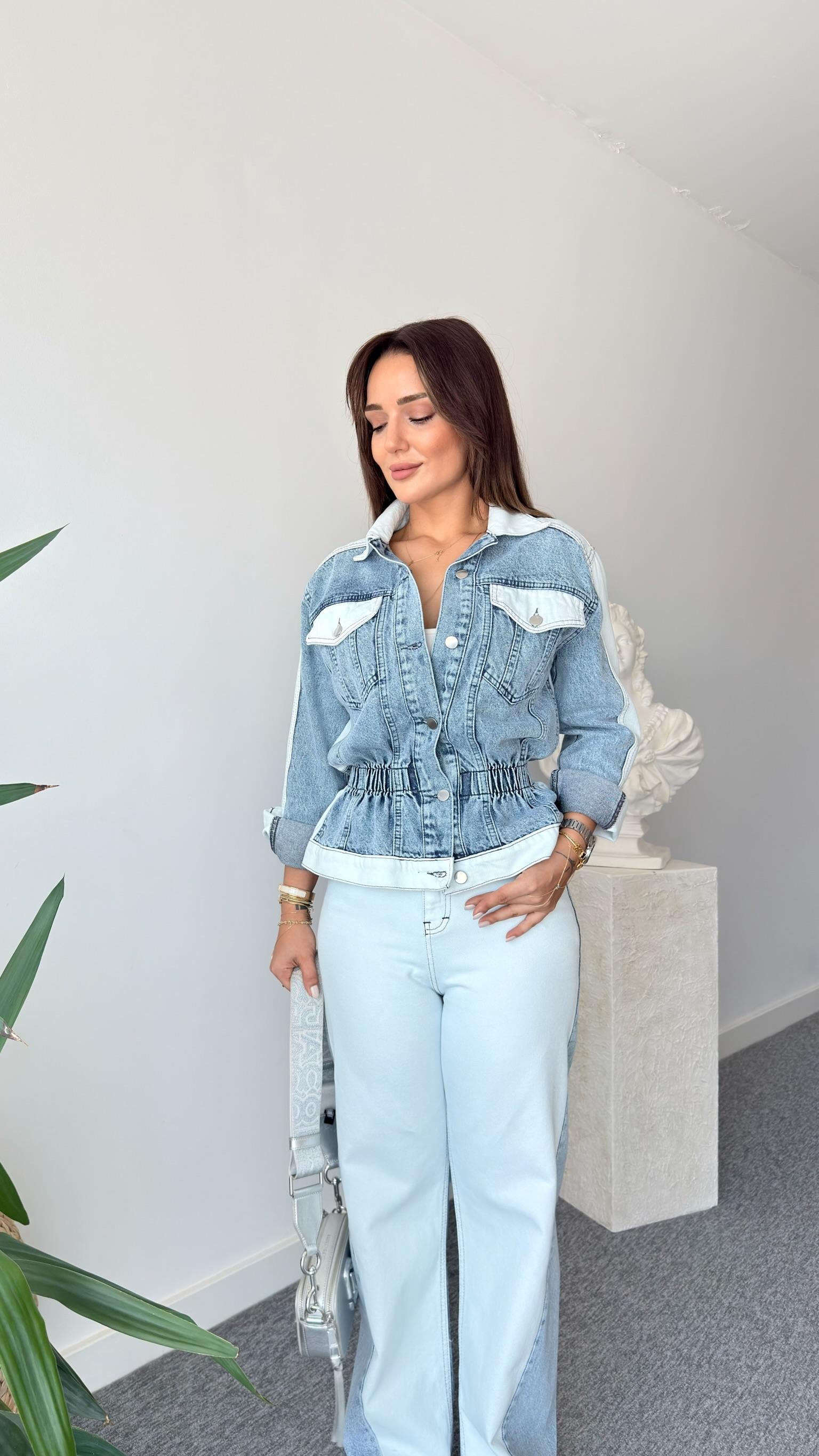 Zra Model Viral Renk Geçişli Jean Takım