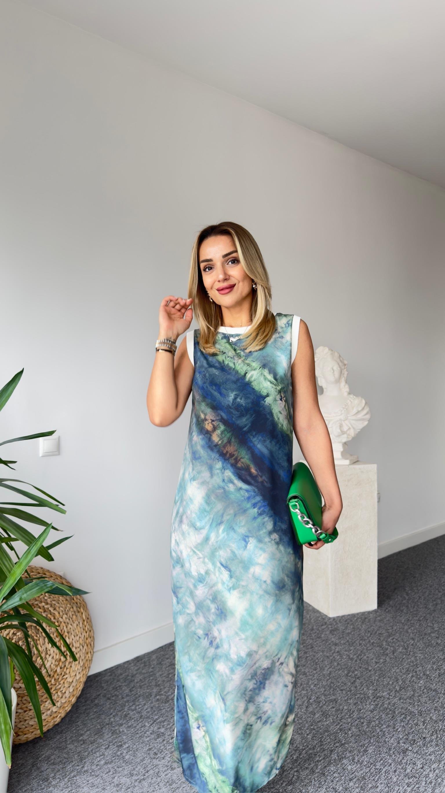 Batik Desen Maroken Elbise 