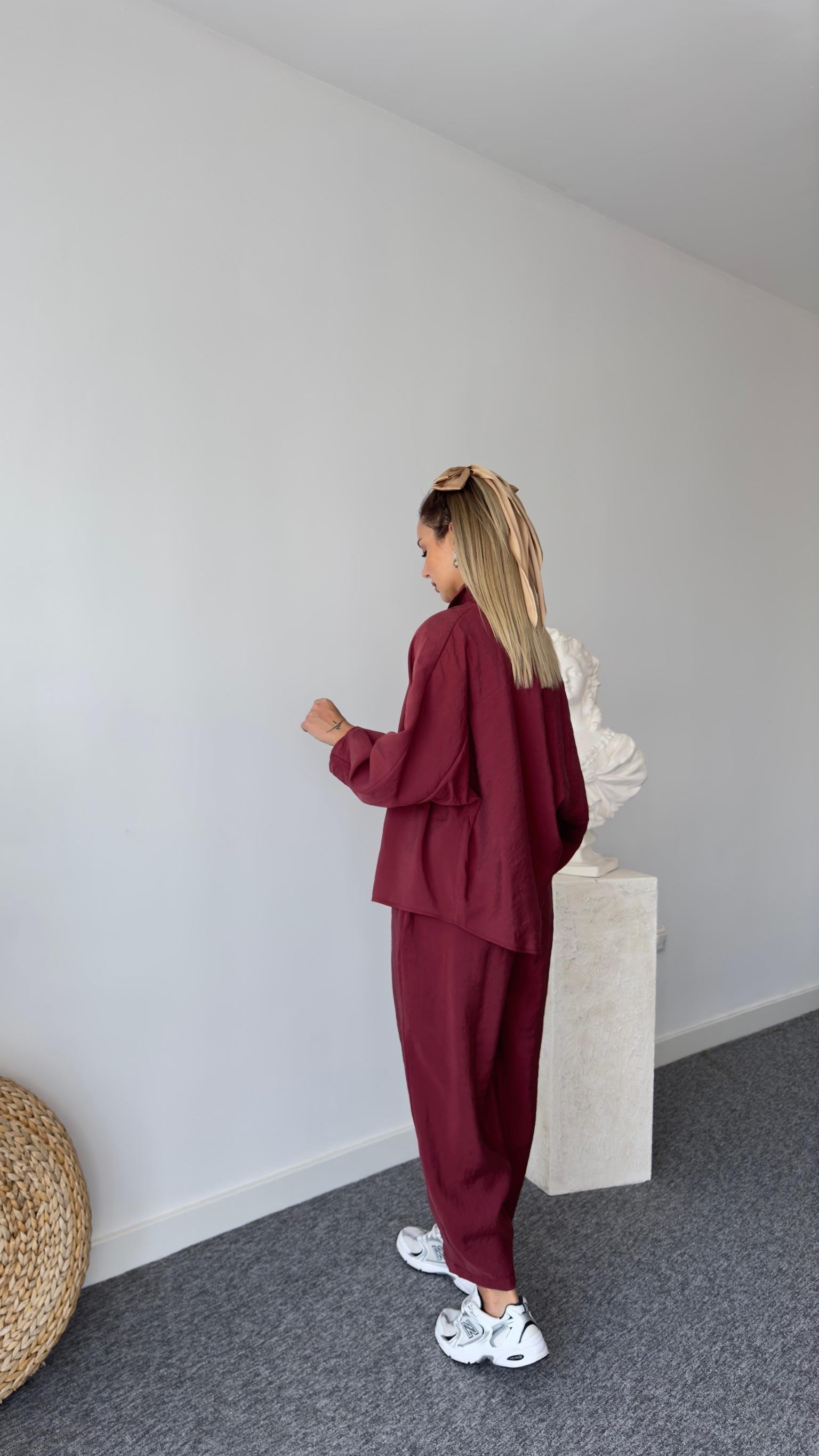 Nina Tensel Bordo İkili Takım